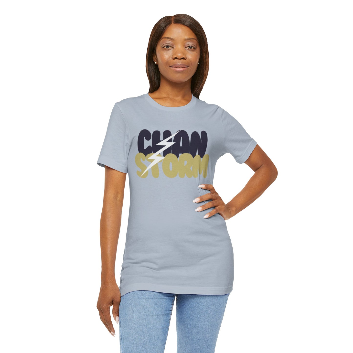 Chan Storm Bubble Letters Unisex Jersey Short Sleeve Tee - Multiple Colors