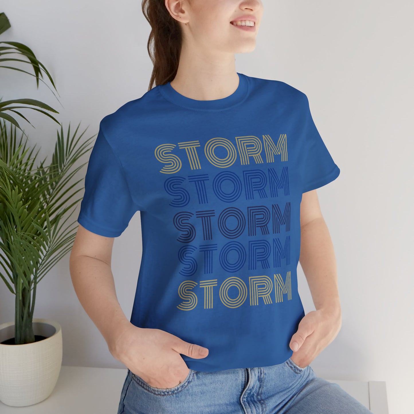 Storm 5x Lines Unisex Jersey Short Sleeve Tee - Multiple Colors