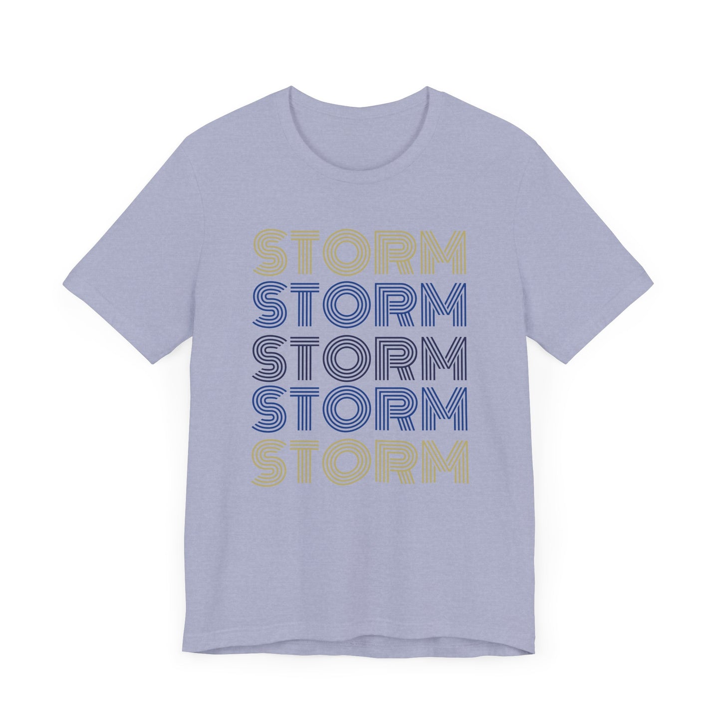 Storm 5x Lines Unisex Jersey Short Sleeve Tee - Multiple Colors