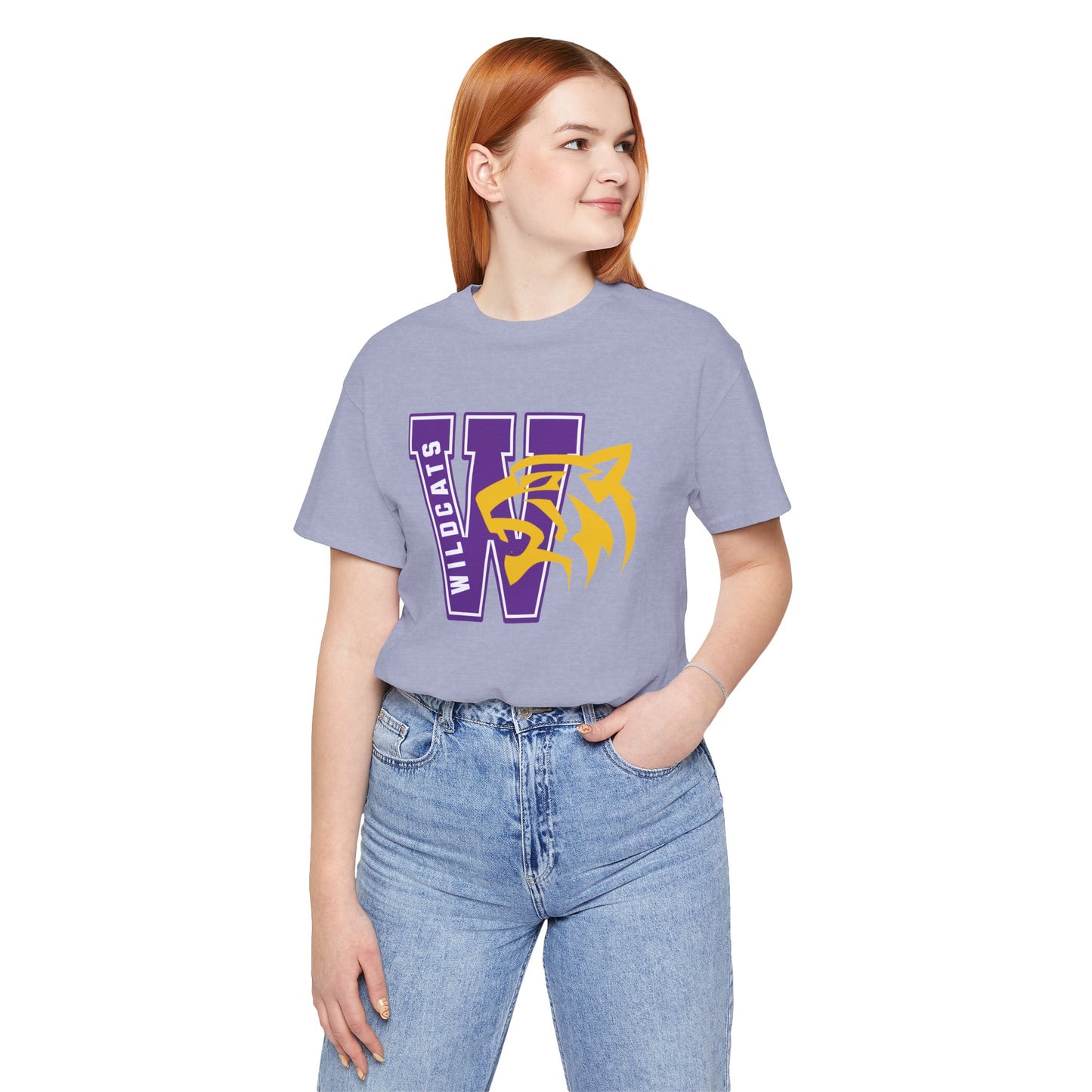 Wildcats Monogram Unisex Jersey Short Sleeve Tee - Multiple Colors