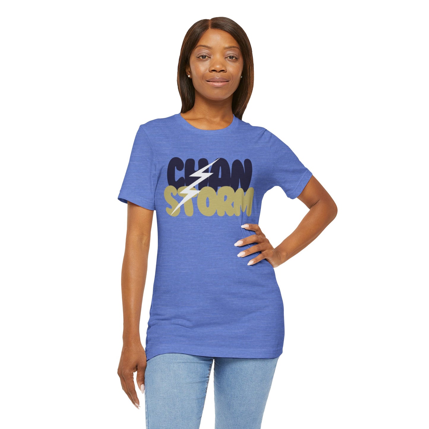 Chan Storm Bubble Letters Unisex Jersey Short Sleeve Tee - Multiple Colors