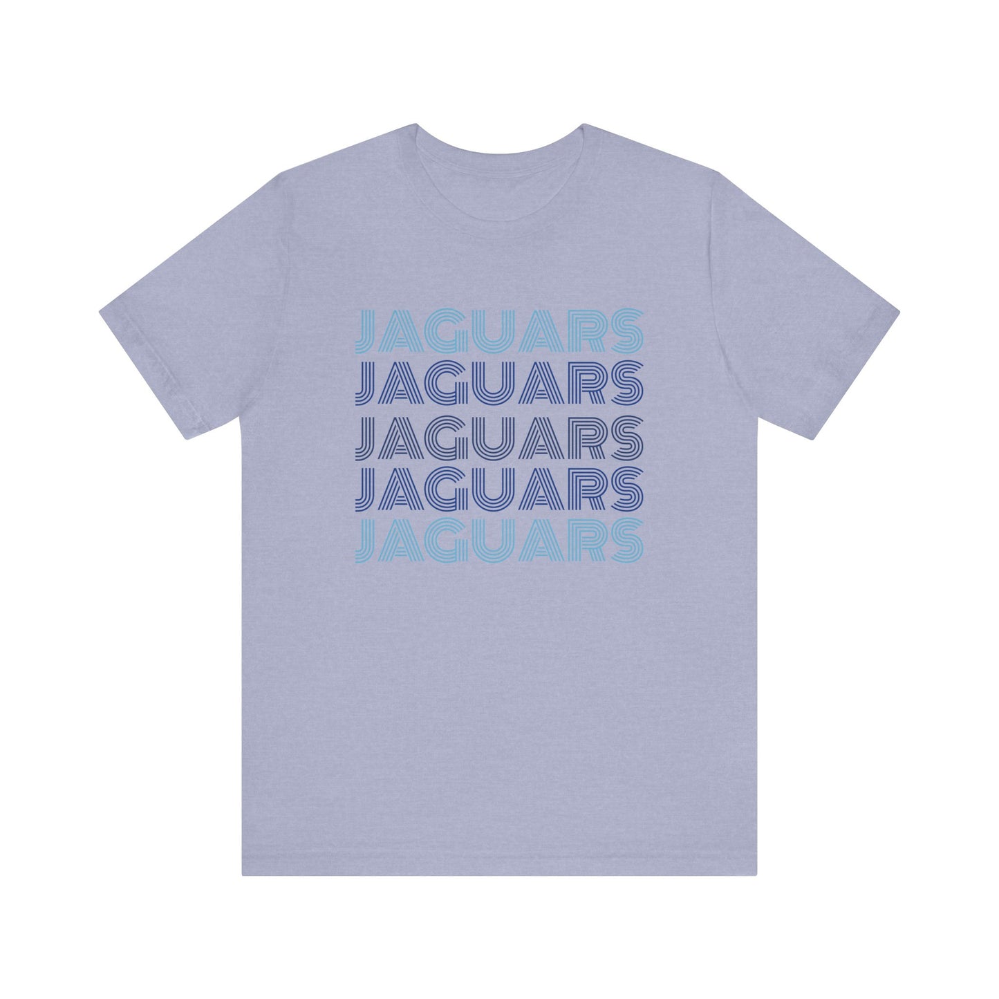 Jaguars 5x Line Unisex Jersey Short Sleeve Tee - Multiple Colors