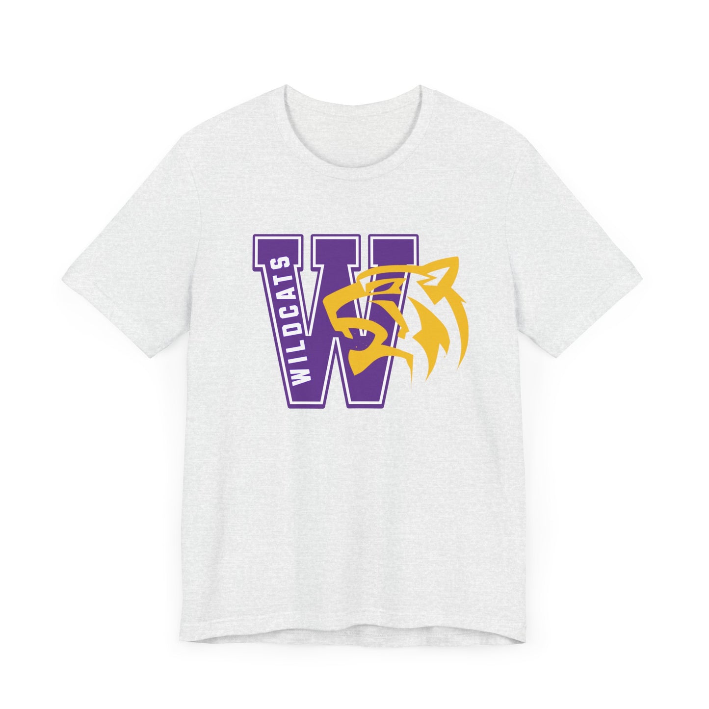 Wildcats Monogram Unisex Jersey Short Sleeve Tee - Multiple Colors