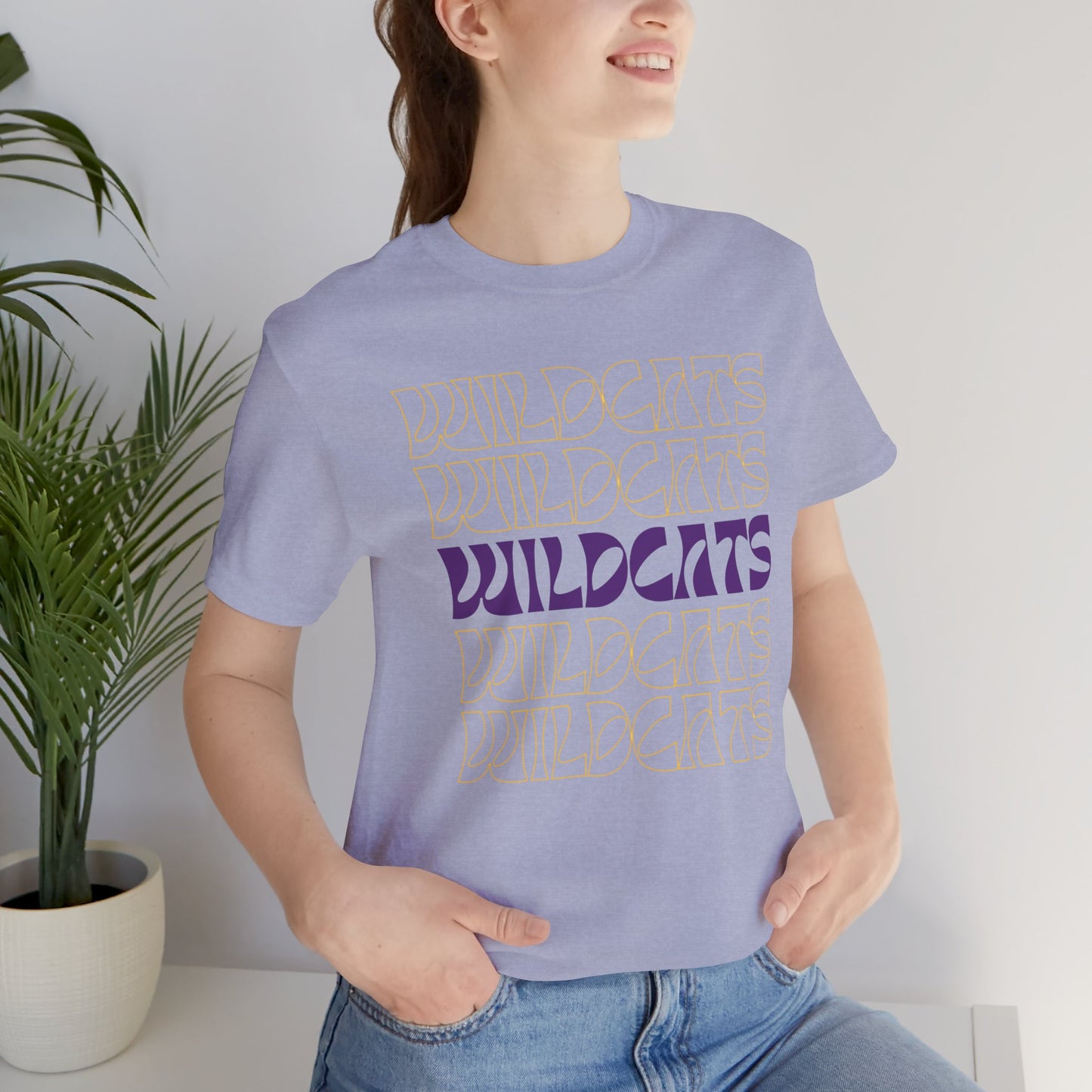 Wildcats 5up Unisex Jersey Short Sleeve Tee - Multiple Colors