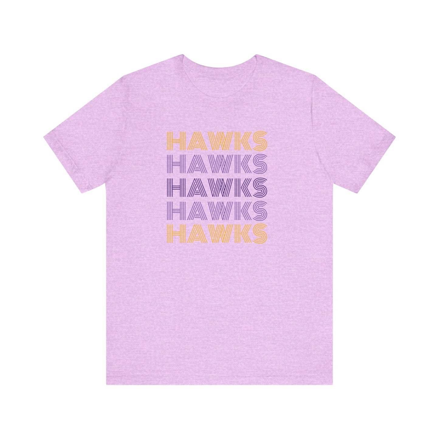 Hawks 5x Lines Unisex Jersey Short Sleeve Tee - Multiple Colors