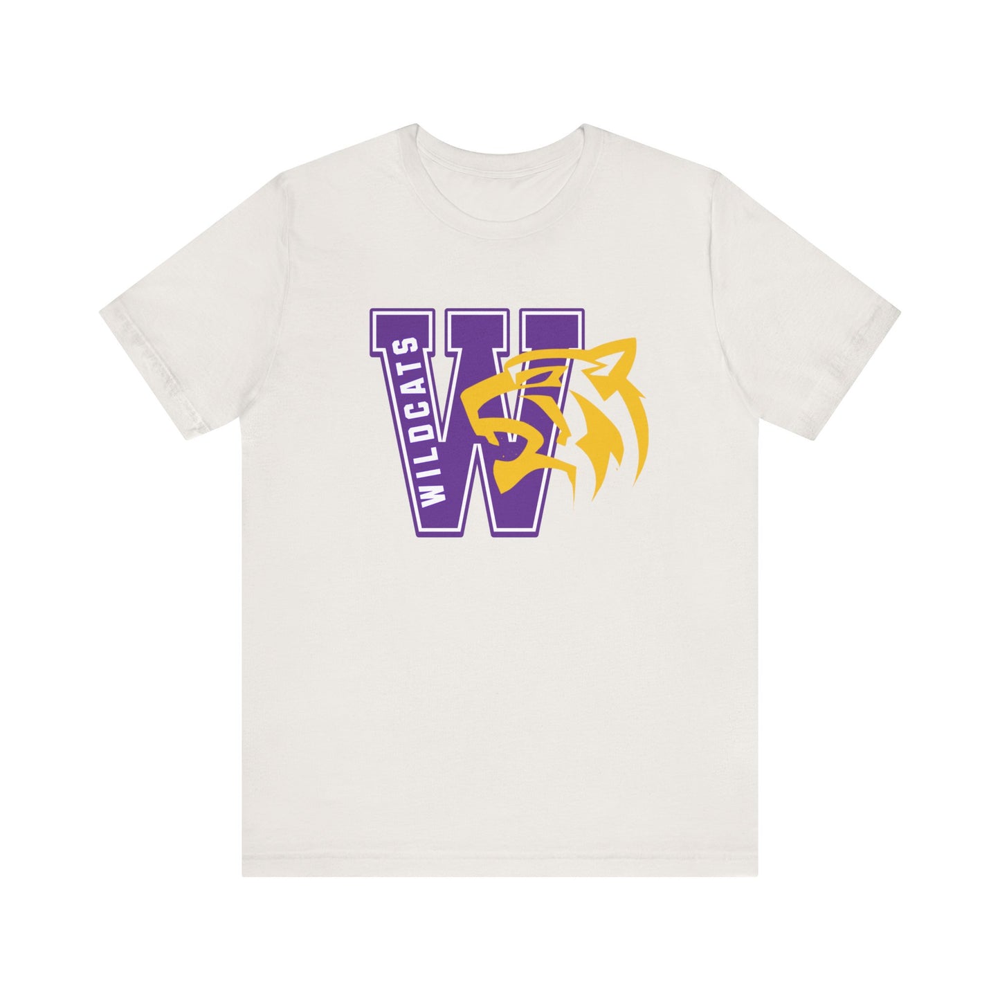 Wildcats Monogram Unisex Jersey Short Sleeve Tee - Multiple Colors