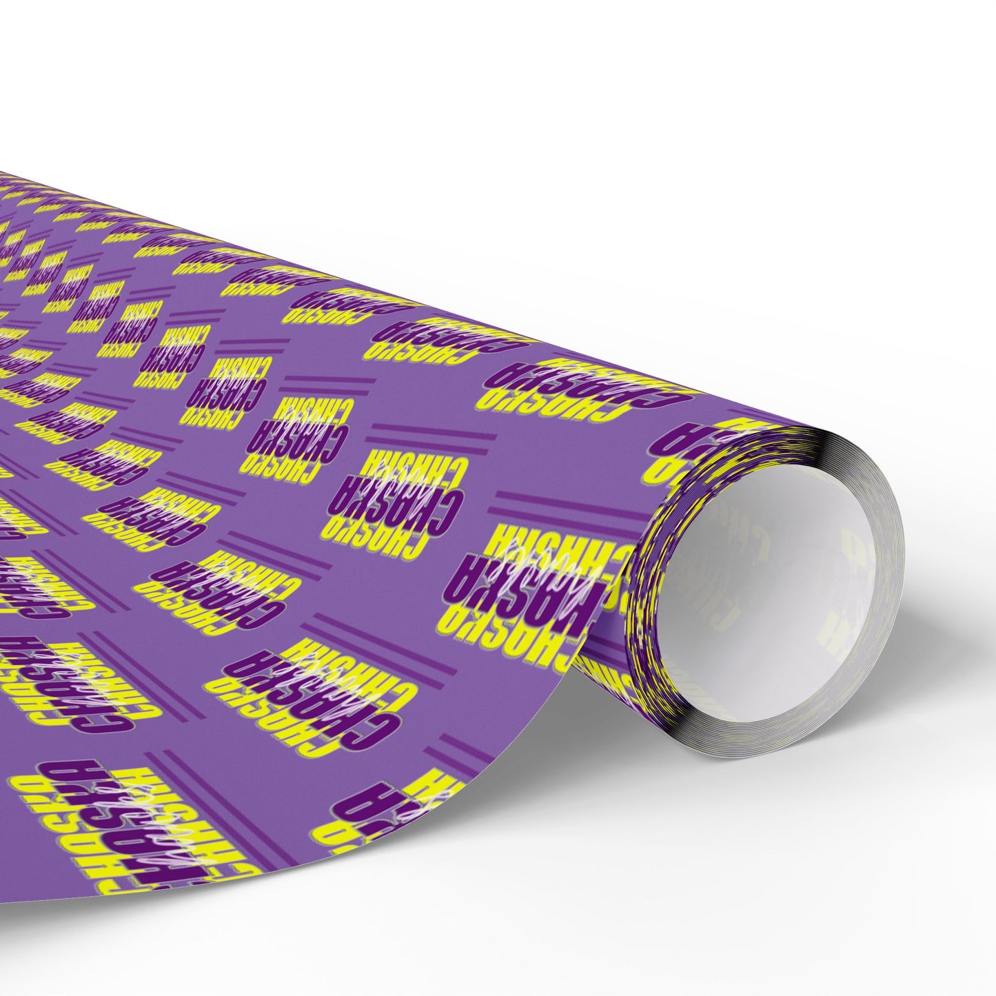 Chaska Hawks Wrapping Paper - Purple