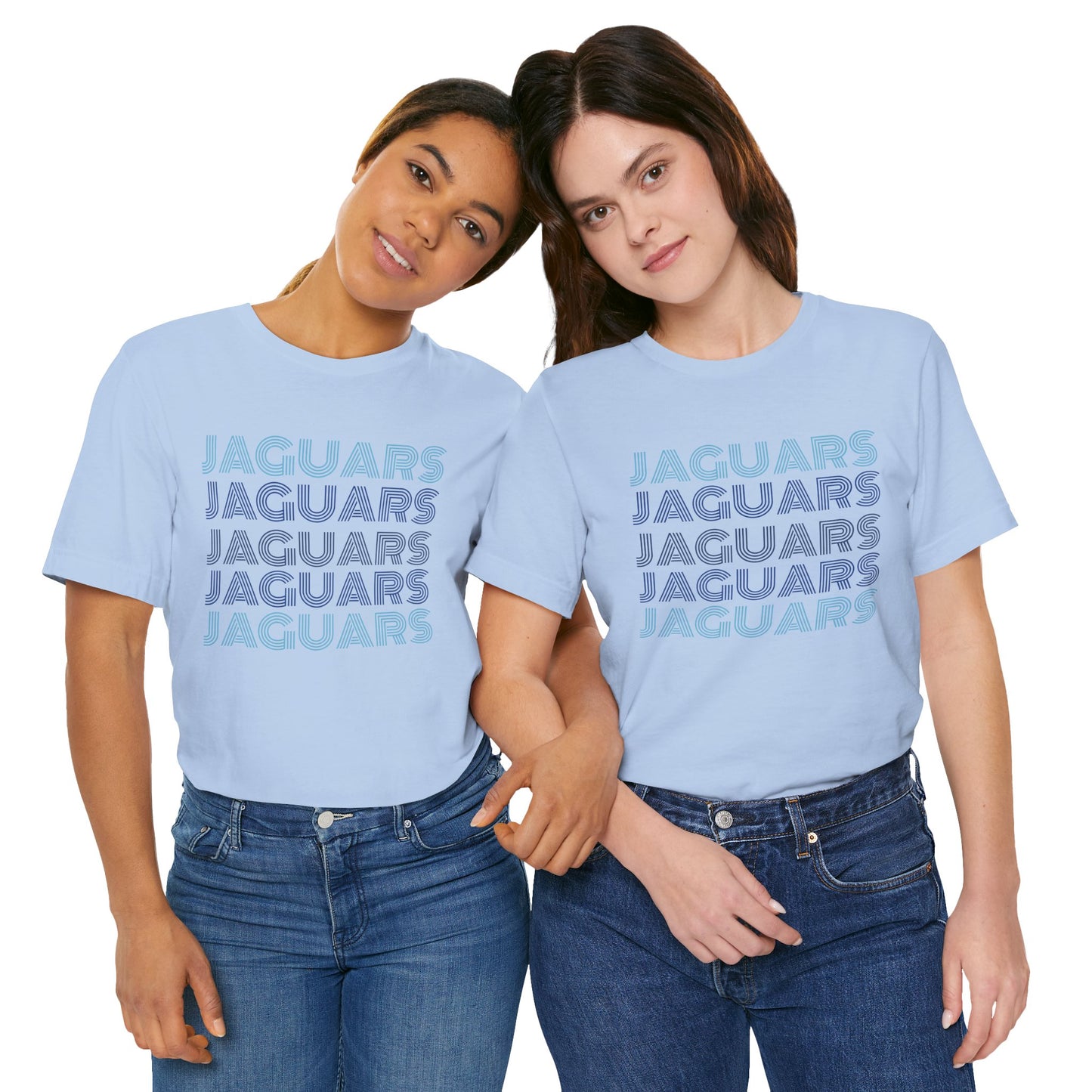 Jaguars 5x Line Unisex Jersey Short Sleeve Tee - Multiple Colors