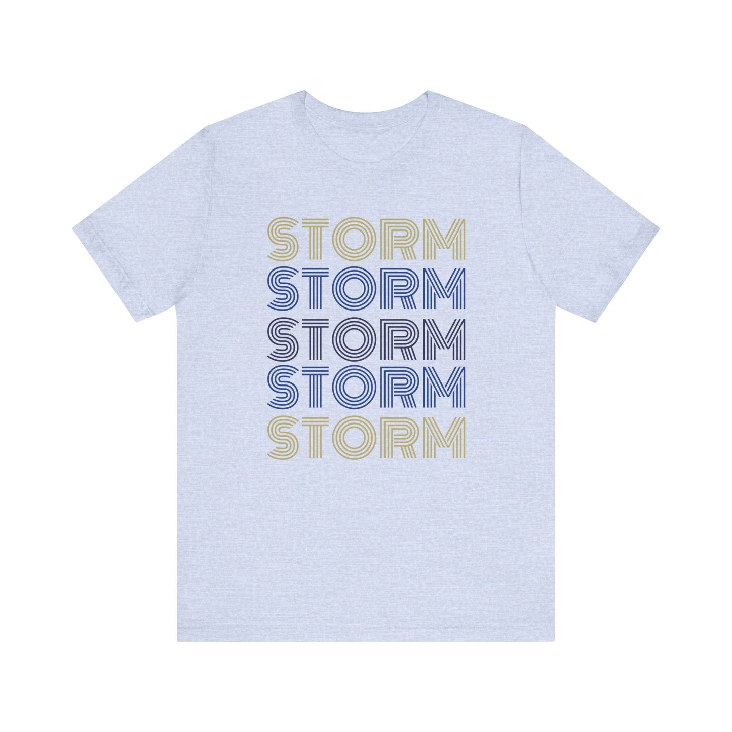 Storm 5x Lines Unisex Jersey Short Sleeve Tee - Multiple Colors