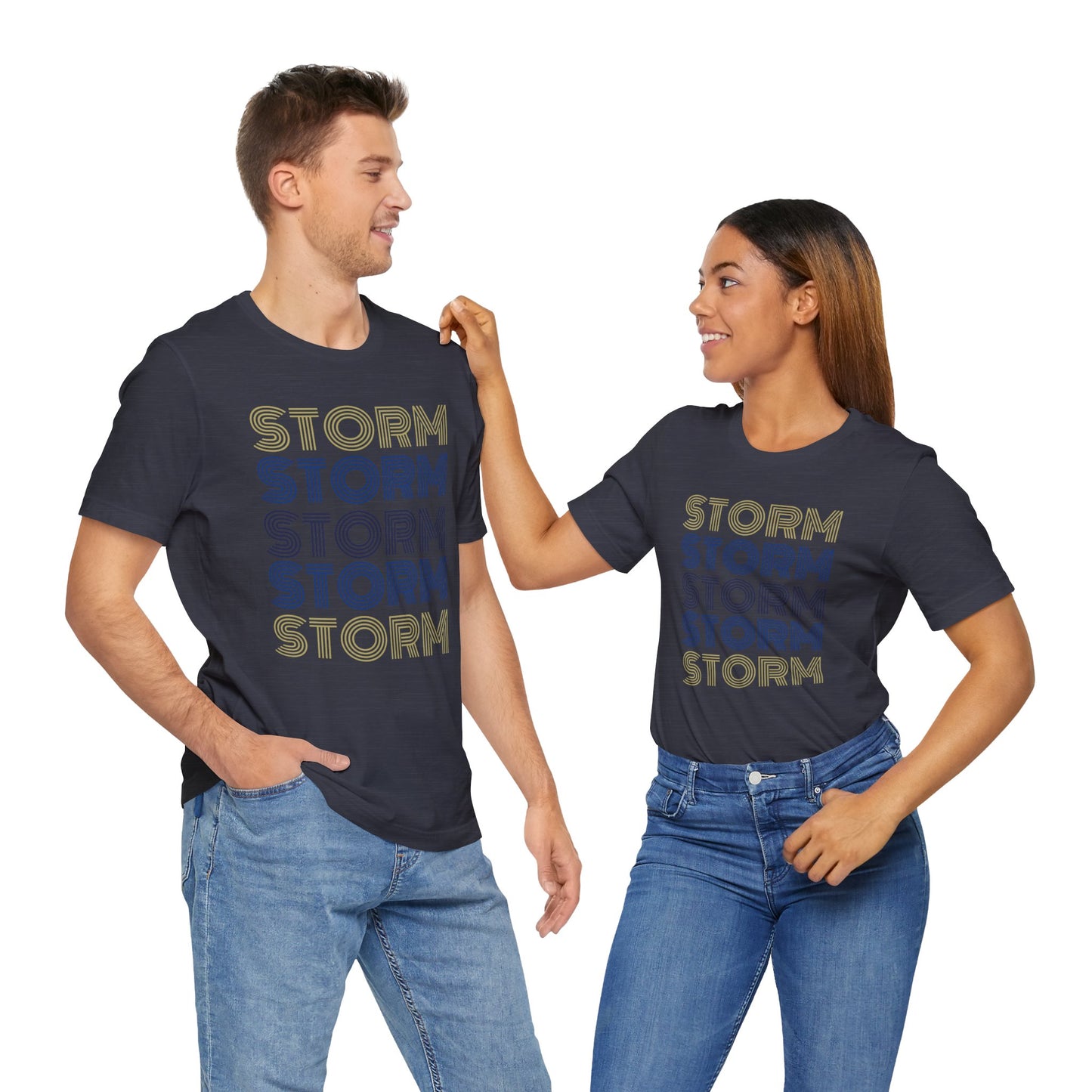 Storm 5x Lines Unisex Jersey Short Sleeve Tee - Multiple Colors