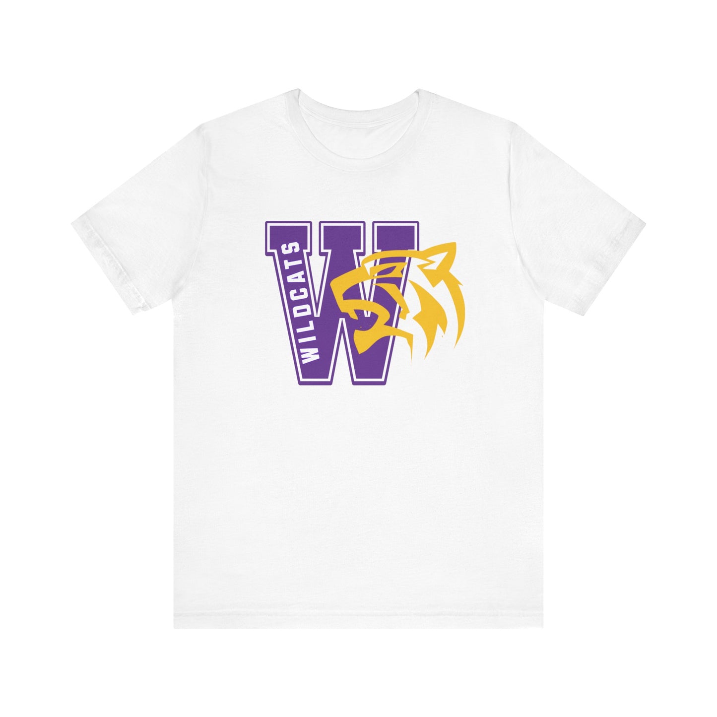 Wildcats Monogram Unisex Jersey Short Sleeve Tee - Multiple Colors