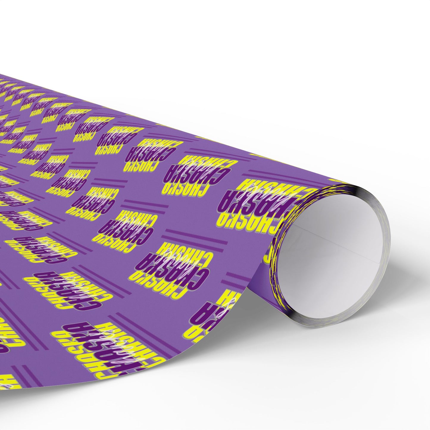 Chaska Hawks Wrapping Paper - Purple