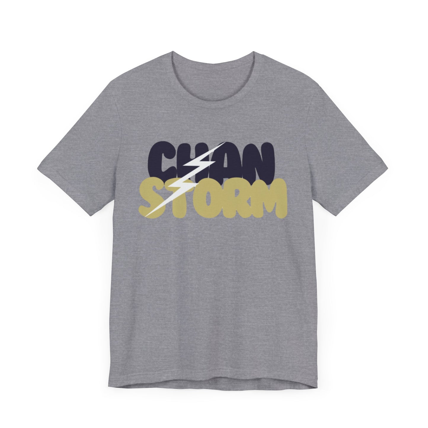 Chan Storm Bubble Letters Unisex Jersey Short Sleeve Tee - Multiple Colors