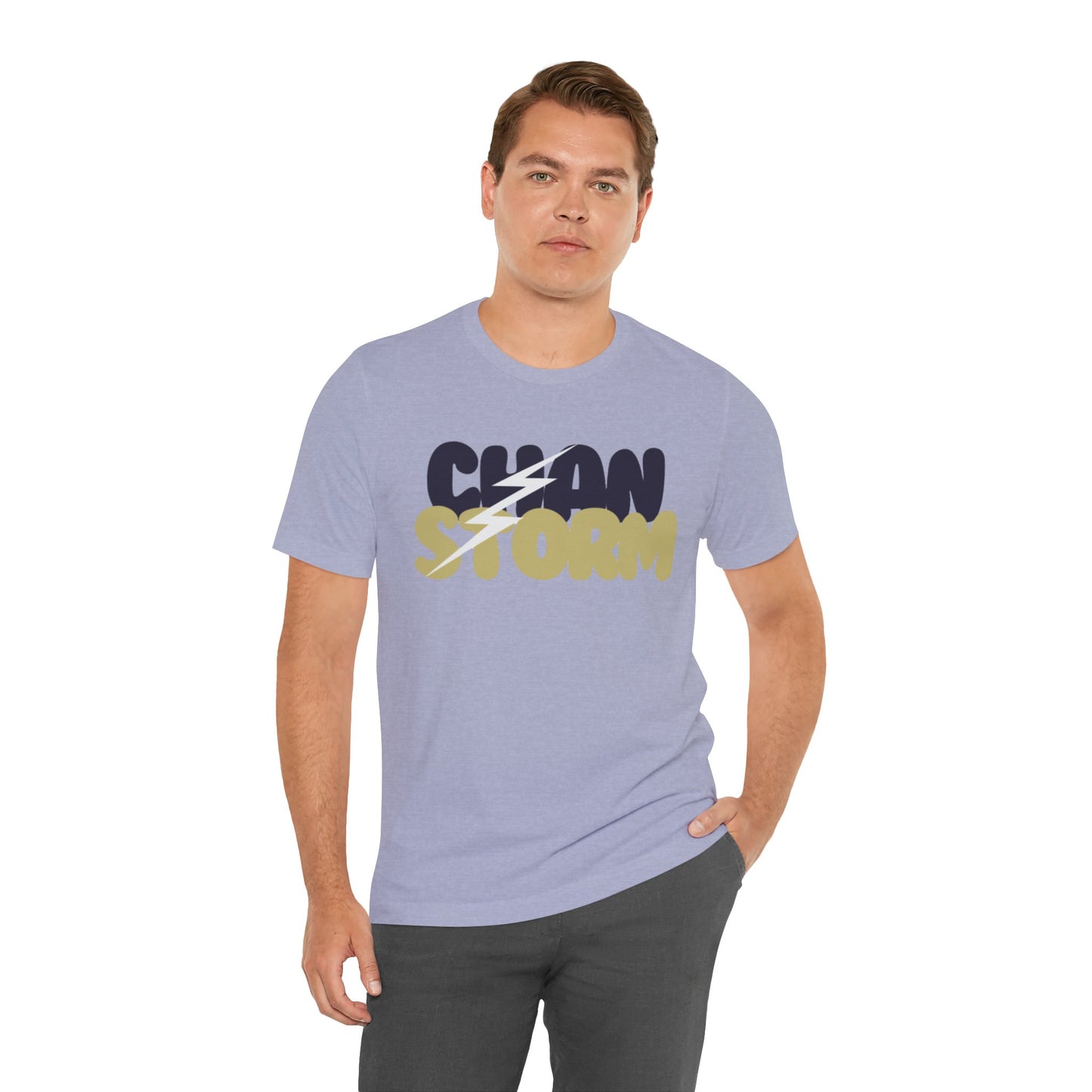 Chan Storm Bubble Letters Unisex Jersey Short Sleeve Tee - Multiple Colors