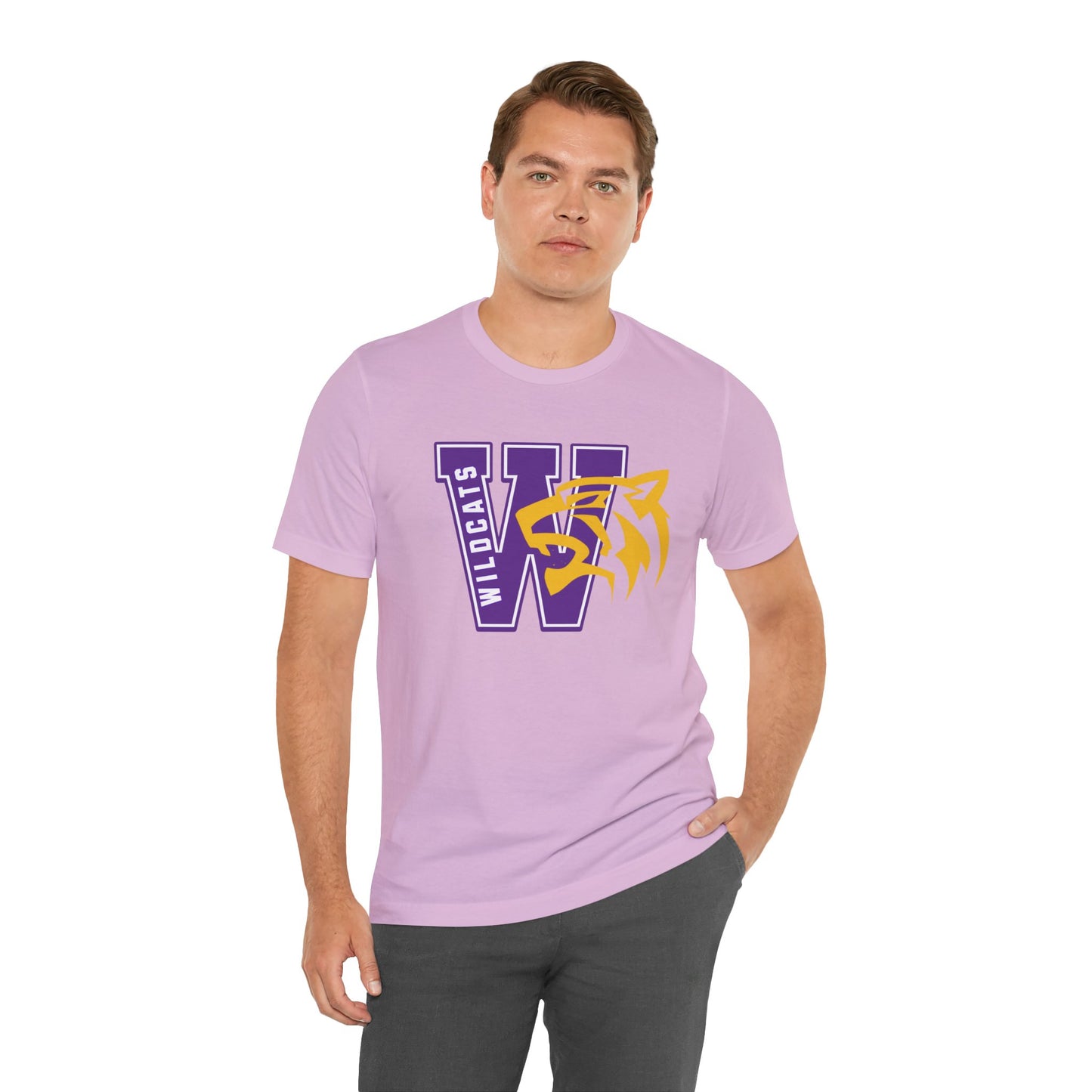 Wildcats Monogram Unisex Jersey Short Sleeve Tee - Multiple Colors