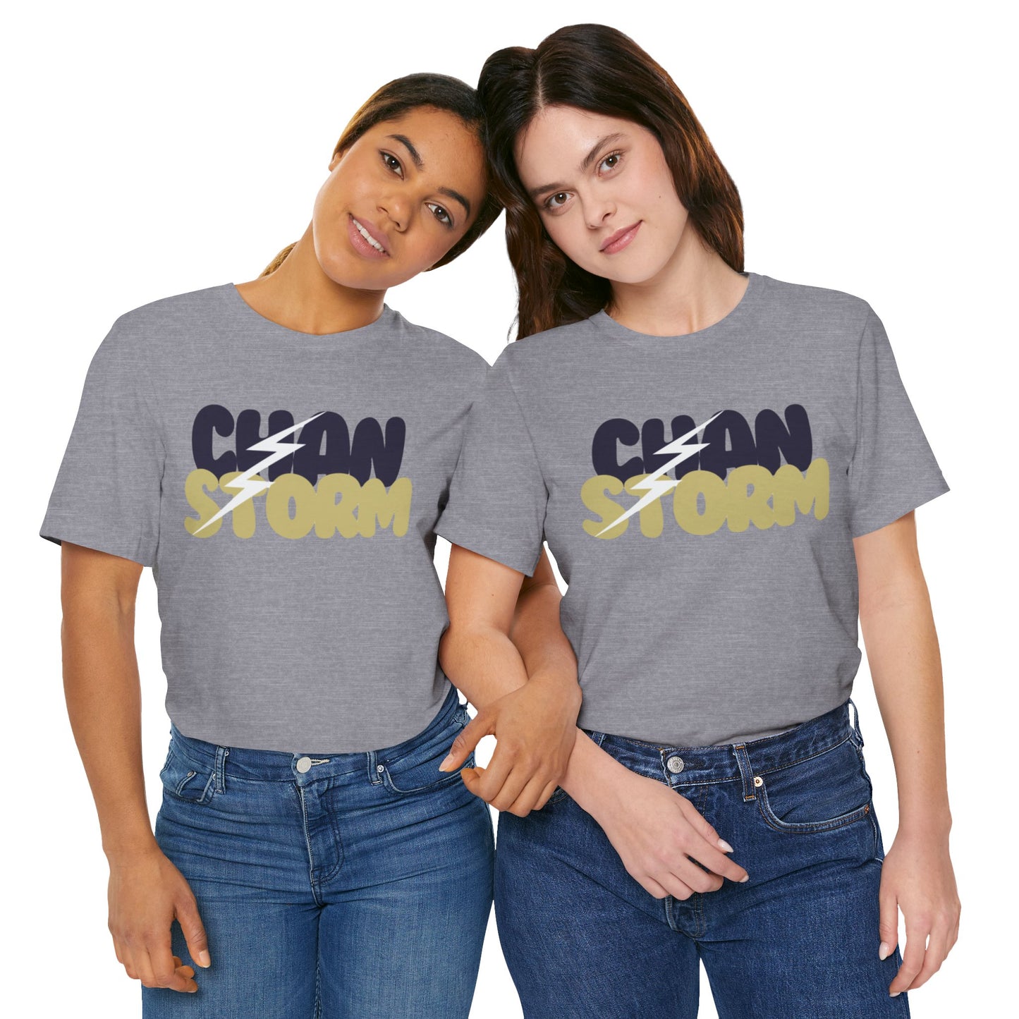 Chan Storm Bubble Letters Unisex Jersey Short Sleeve Tee - Multiple Colors