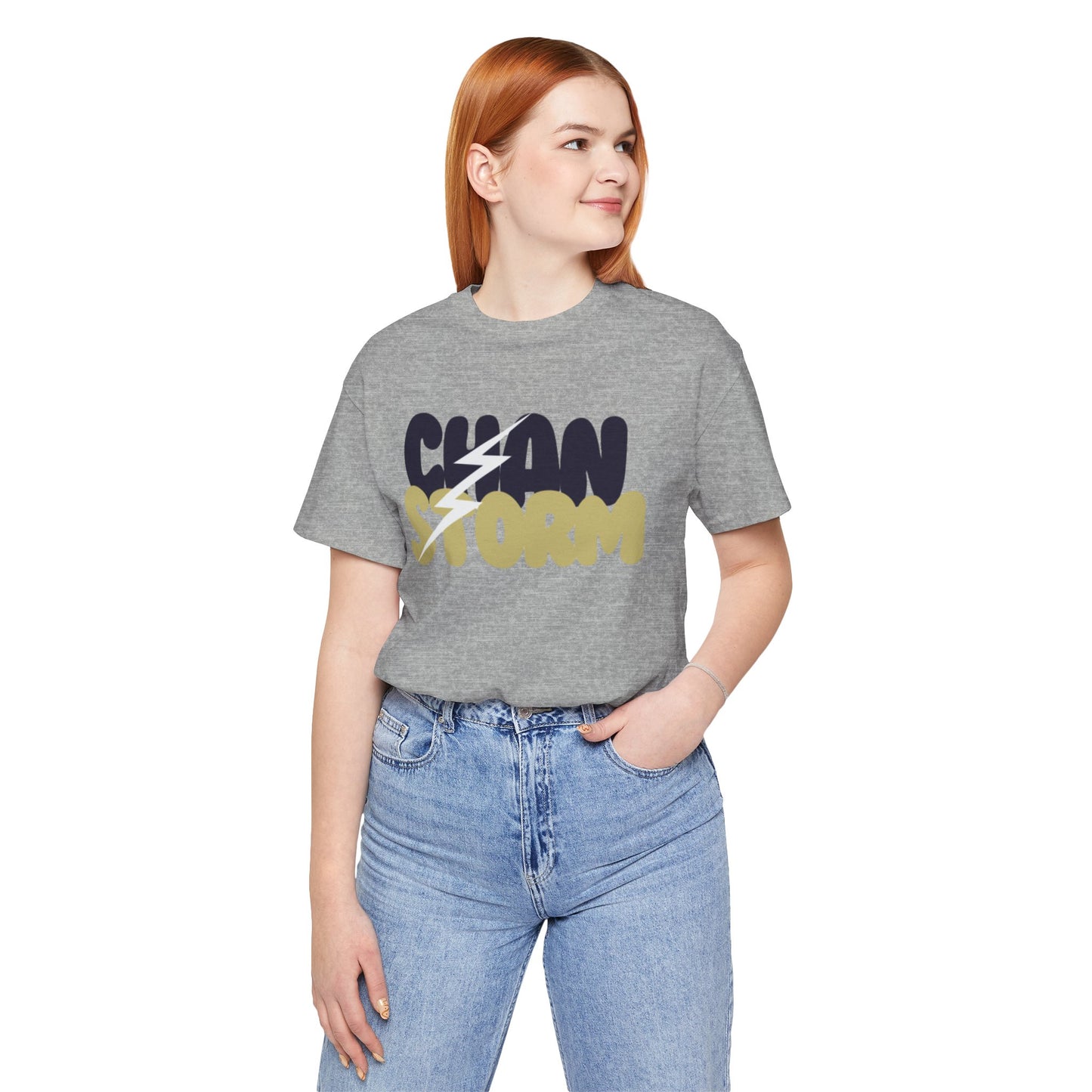 Chan Storm Bubble Letters Unisex Jersey Short Sleeve Tee - Multiple Colors