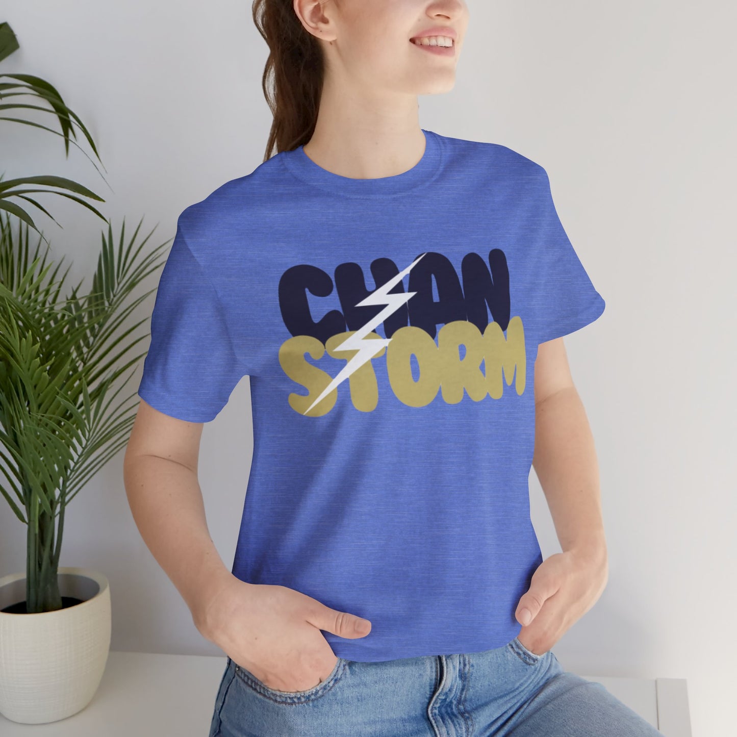 Chan Storm Bubble Letters Unisex Jersey Short Sleeve Tee - Multiple Colors