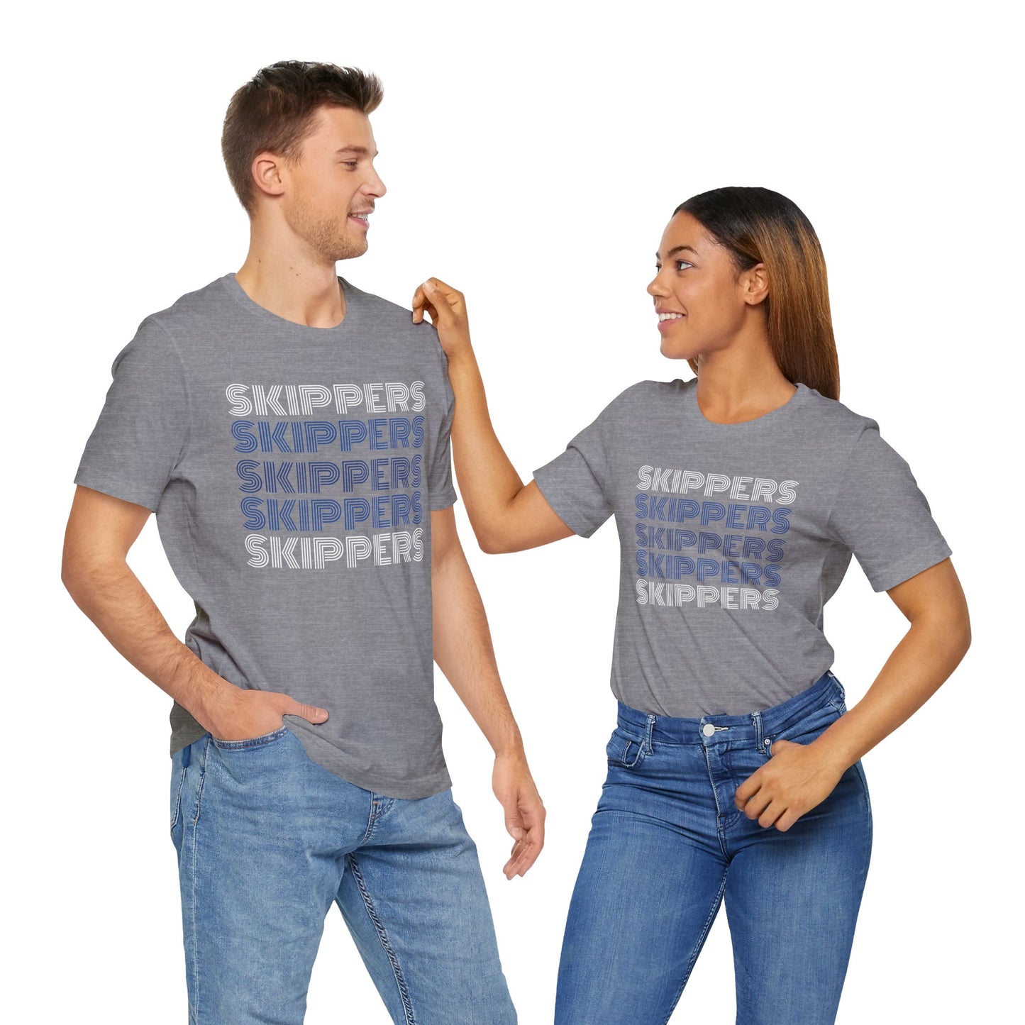 Skippers 5x Line Unisex Jersey Short Sleeve Tee - Multiple Colors