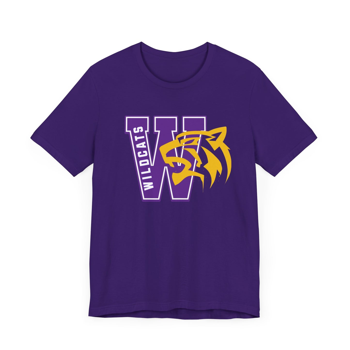 Wildcats Monogram Unisex Jersey Short Sleeve Tee - Multiple Colors