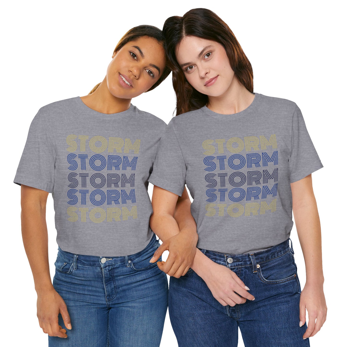 Storm 5x Lines Unisex Jersey Short Sleeve Tee - Multiple Colors