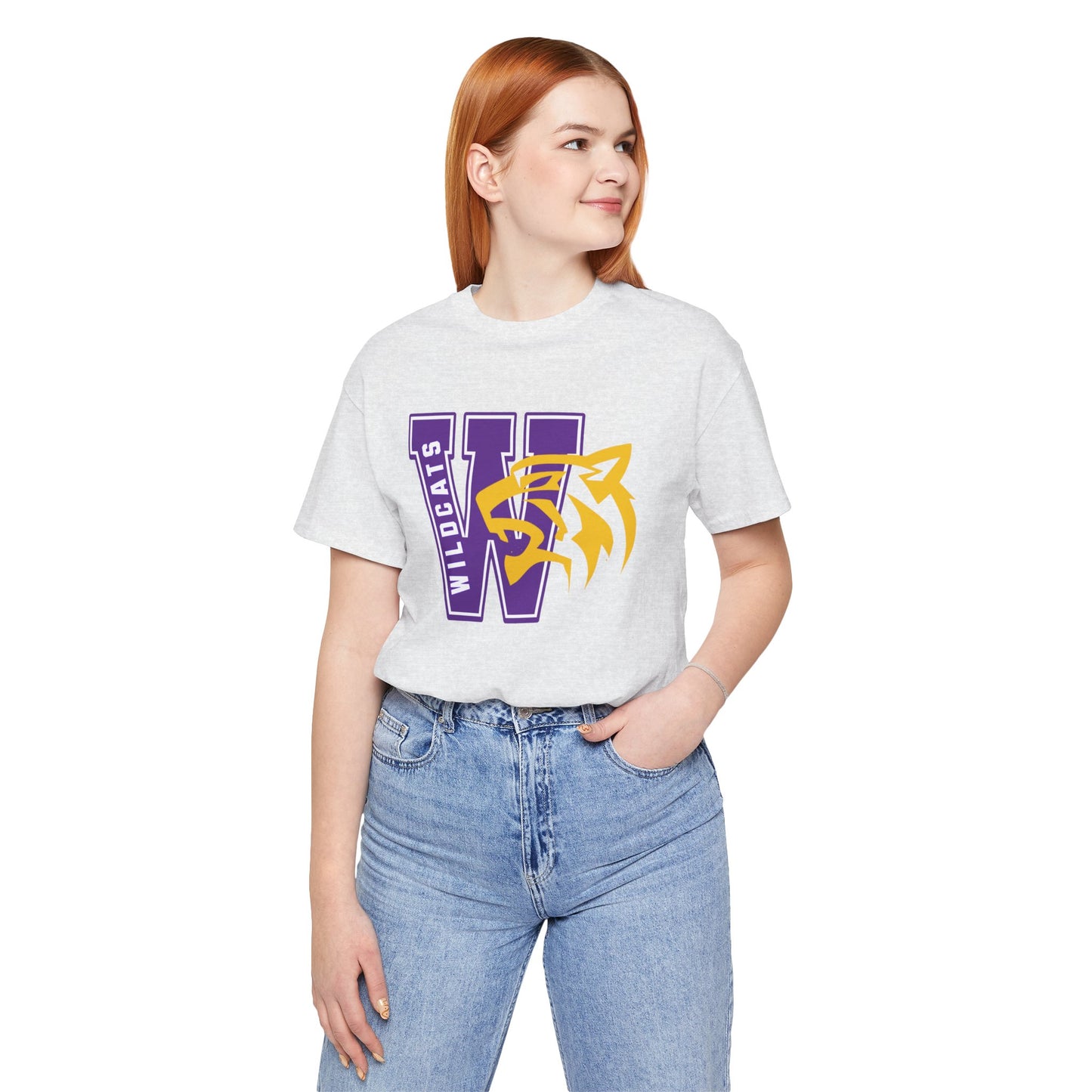 Wildcats Monogram Unisex Jersey Short Sleeve Tee - Multiple Colors