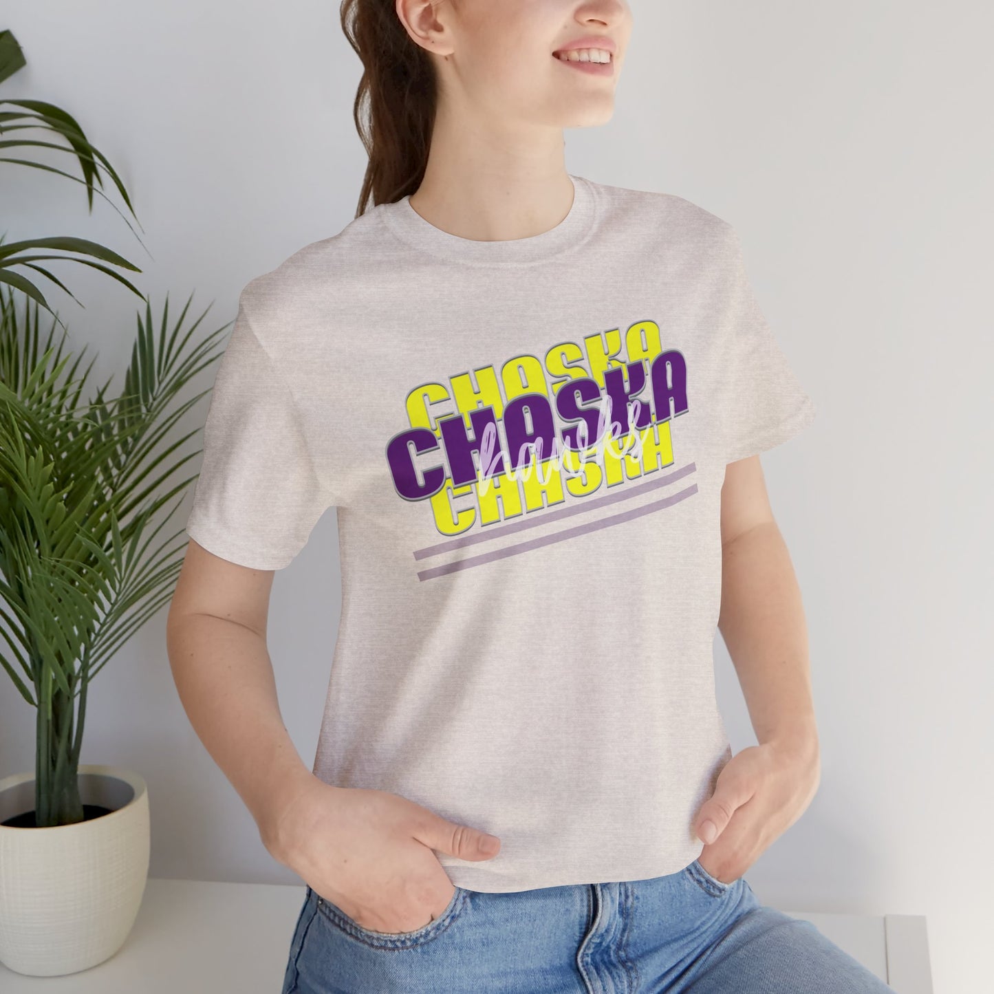 Chaska Hawks Unisex Jersey Short Sleeve Tee - Multiple Colors