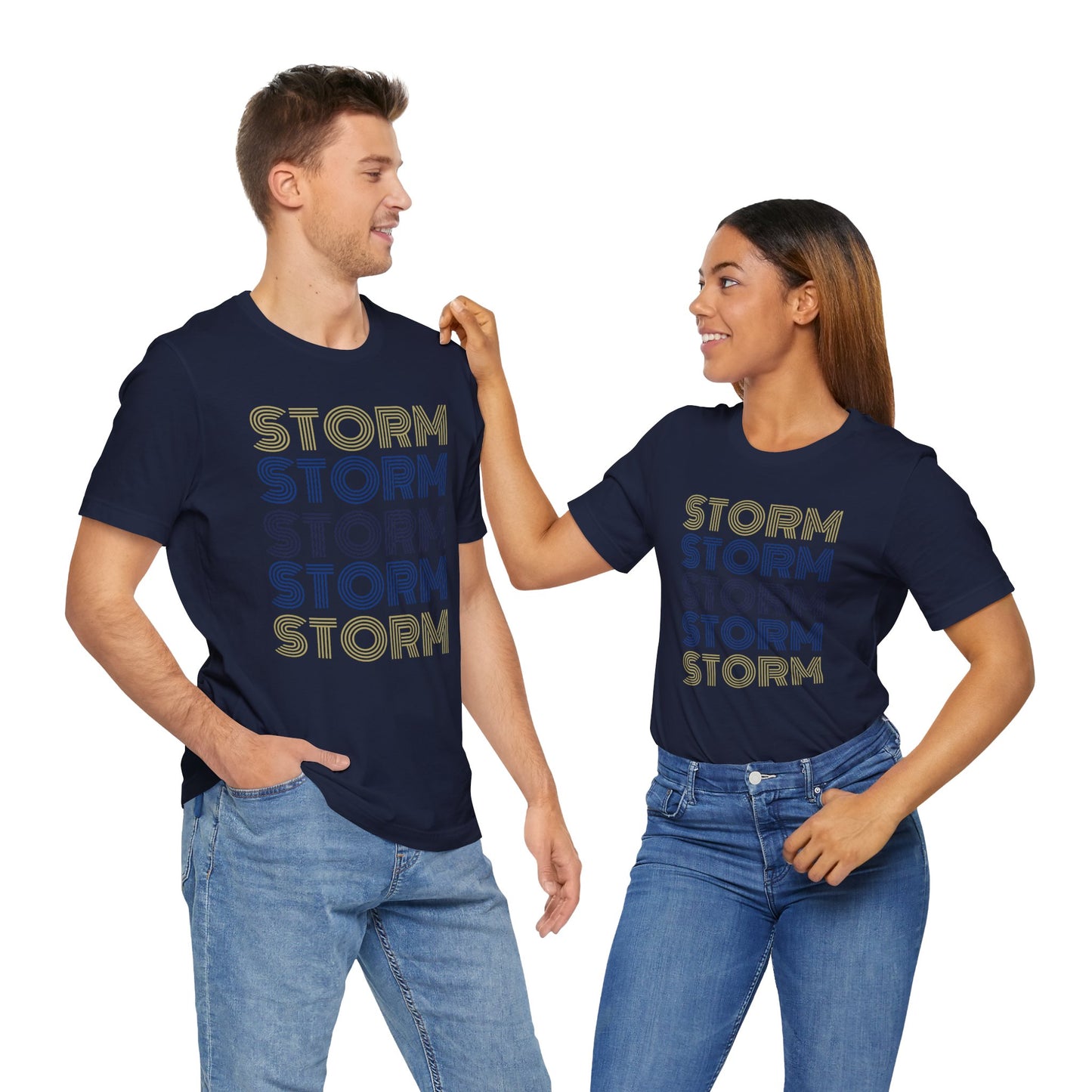 Storm 5x Lines Unisex Jersey Short Sleeve Tee - Multiple Colors