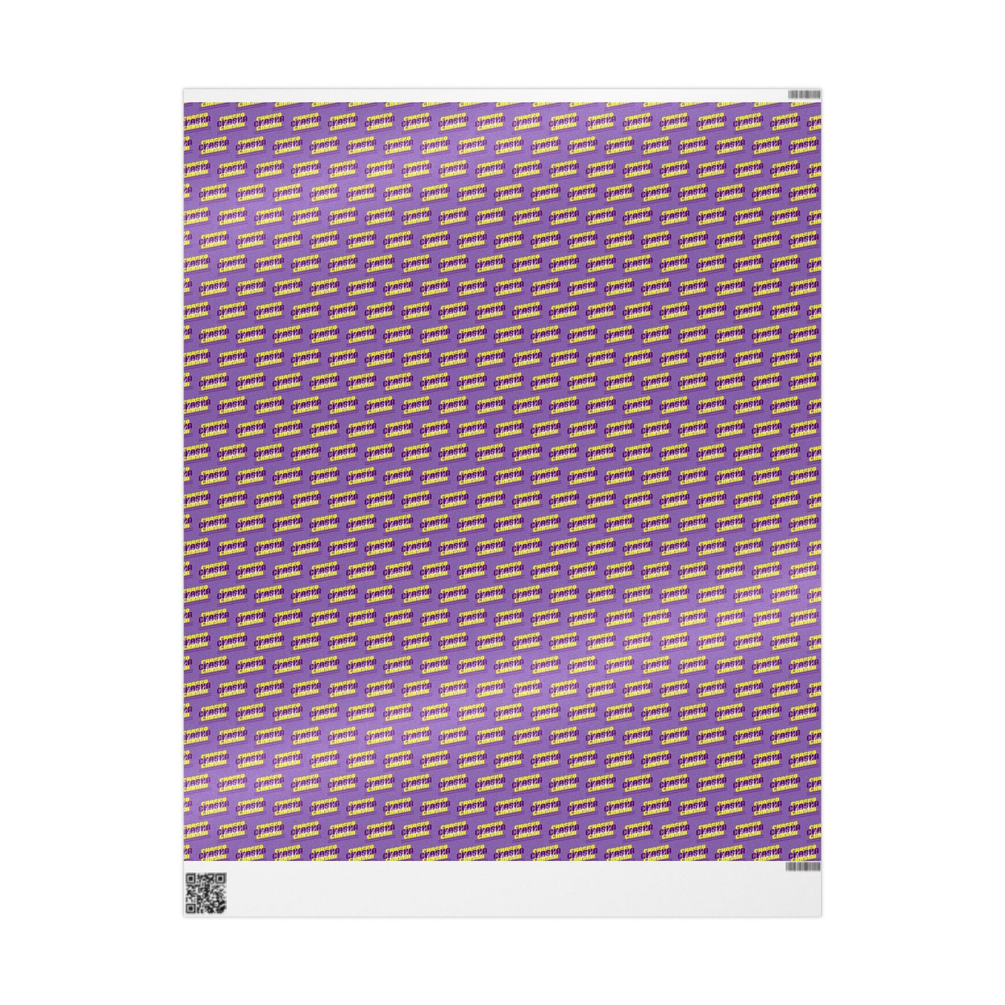 Chaska Hawks Wrapping Paper - Purple