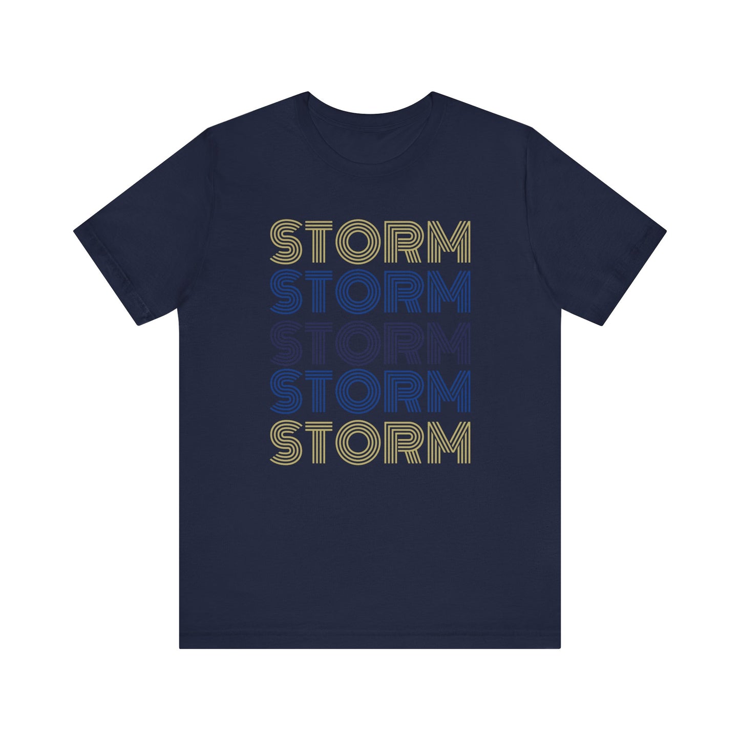 Storm 5x Lines Unisex Jersey Short Sleeve Tee - Multiple Colors