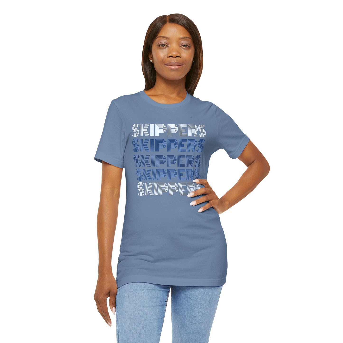 Skippers 5x Line Unisex Jersey Short Sleeve Tee - Multiple Colors