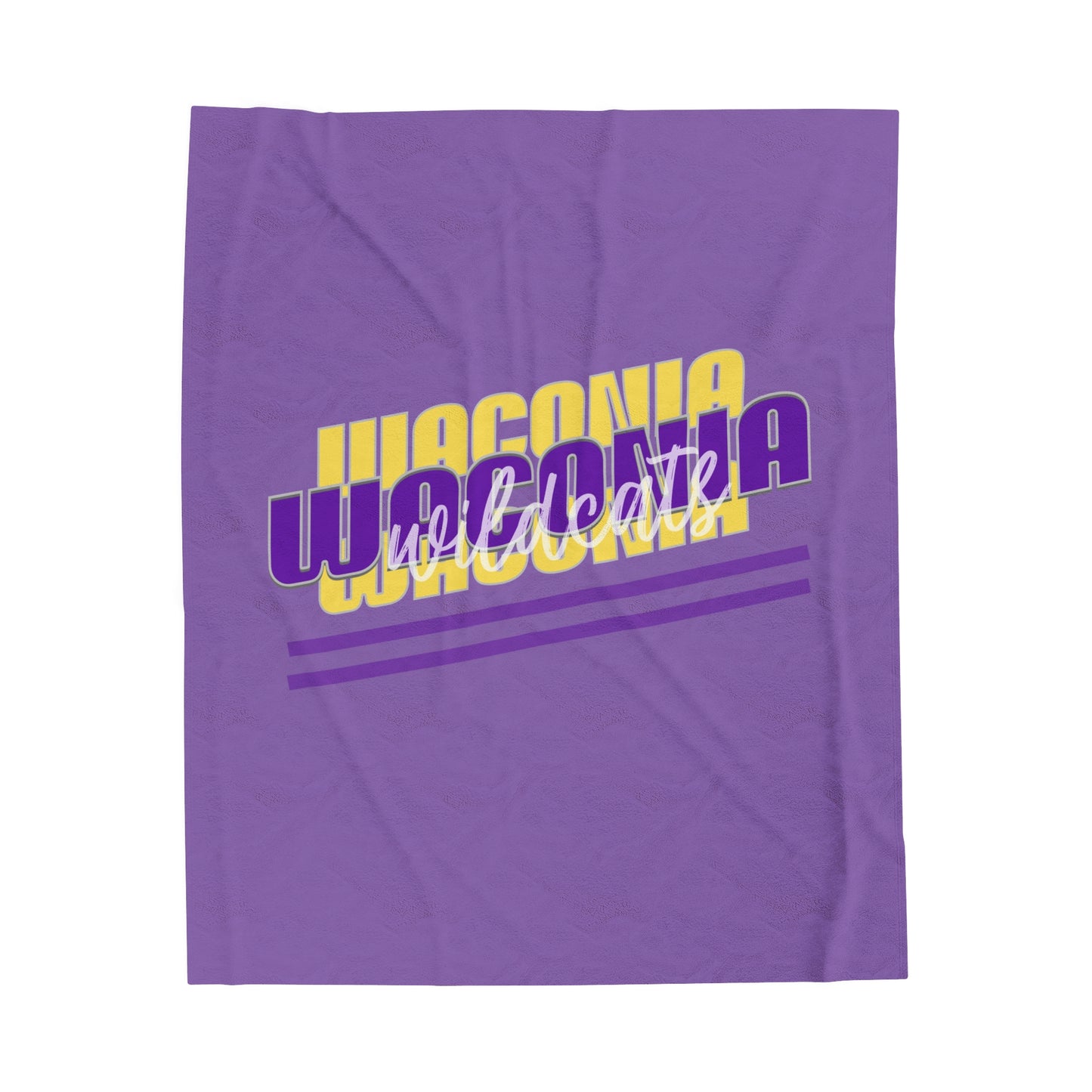 Waconia Purple Velveteen Plush Blanket