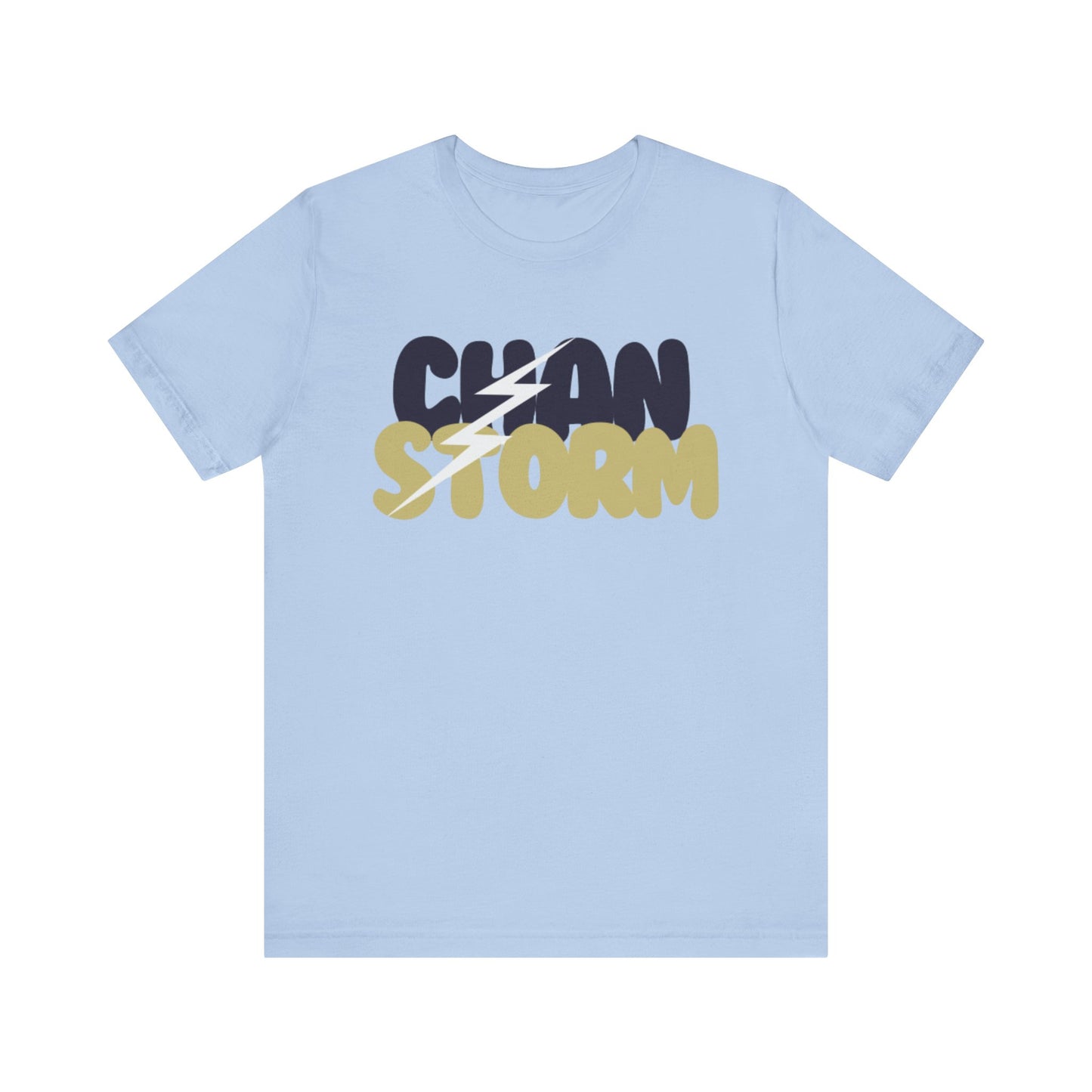 Chan Storm Bubble Letters Unisex Jersey Short Sleeve Tee - Multiple Colors