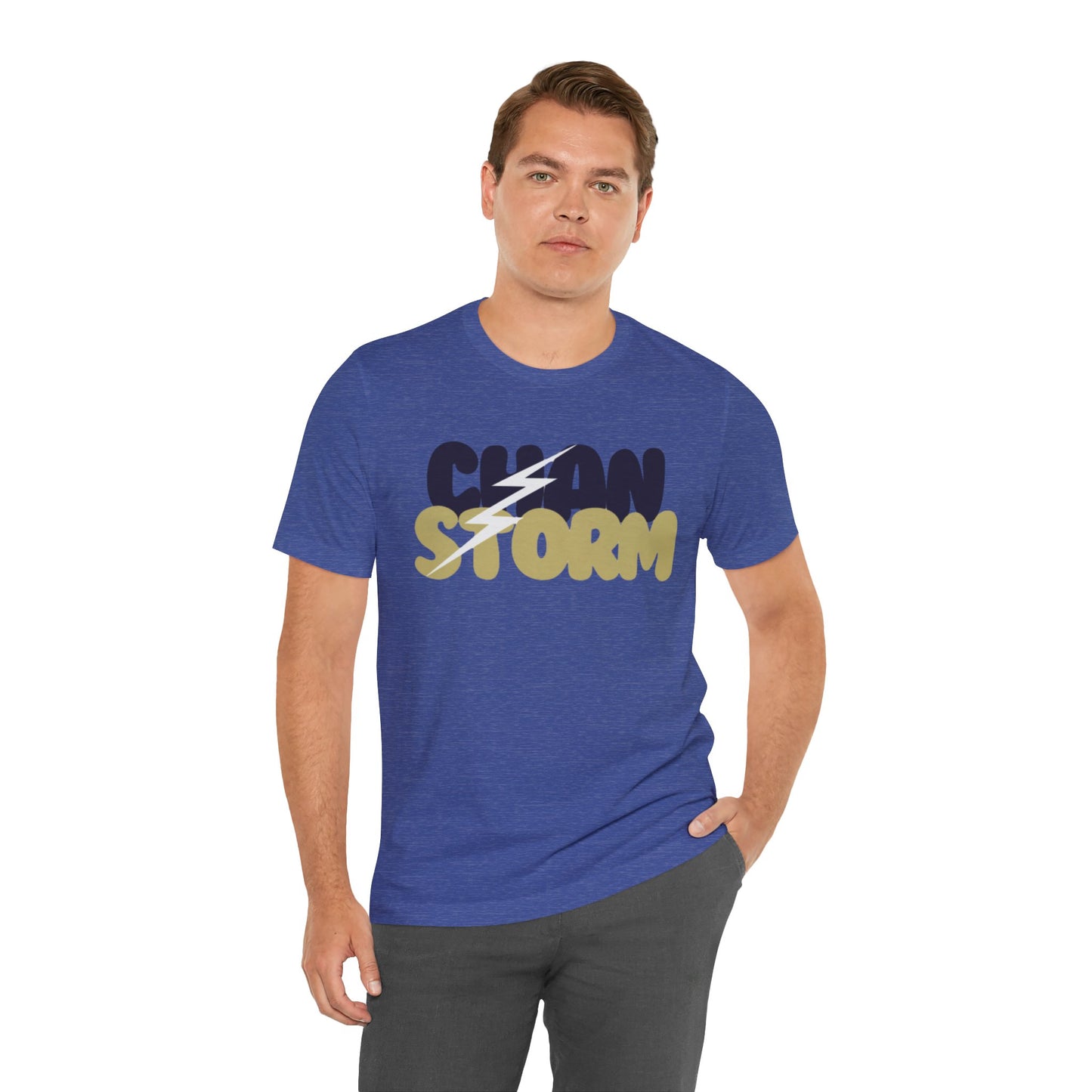 Chan Storm Bubble Letters Unisex Jersey Short Sleeve Tee - Multiple Colors