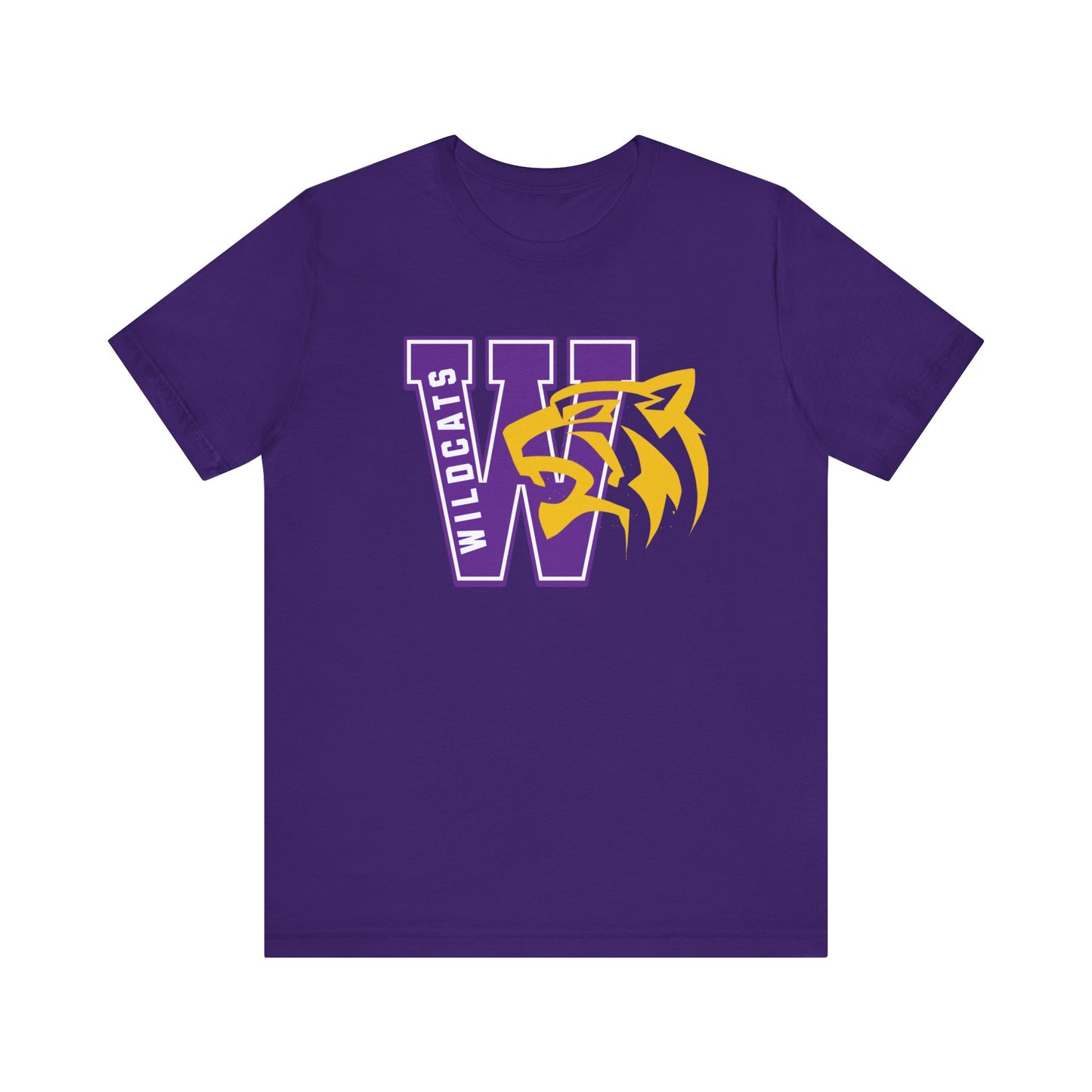 Wildcats Monogram Unisex Jersey Short Sleeve Tee - Multiple Colors