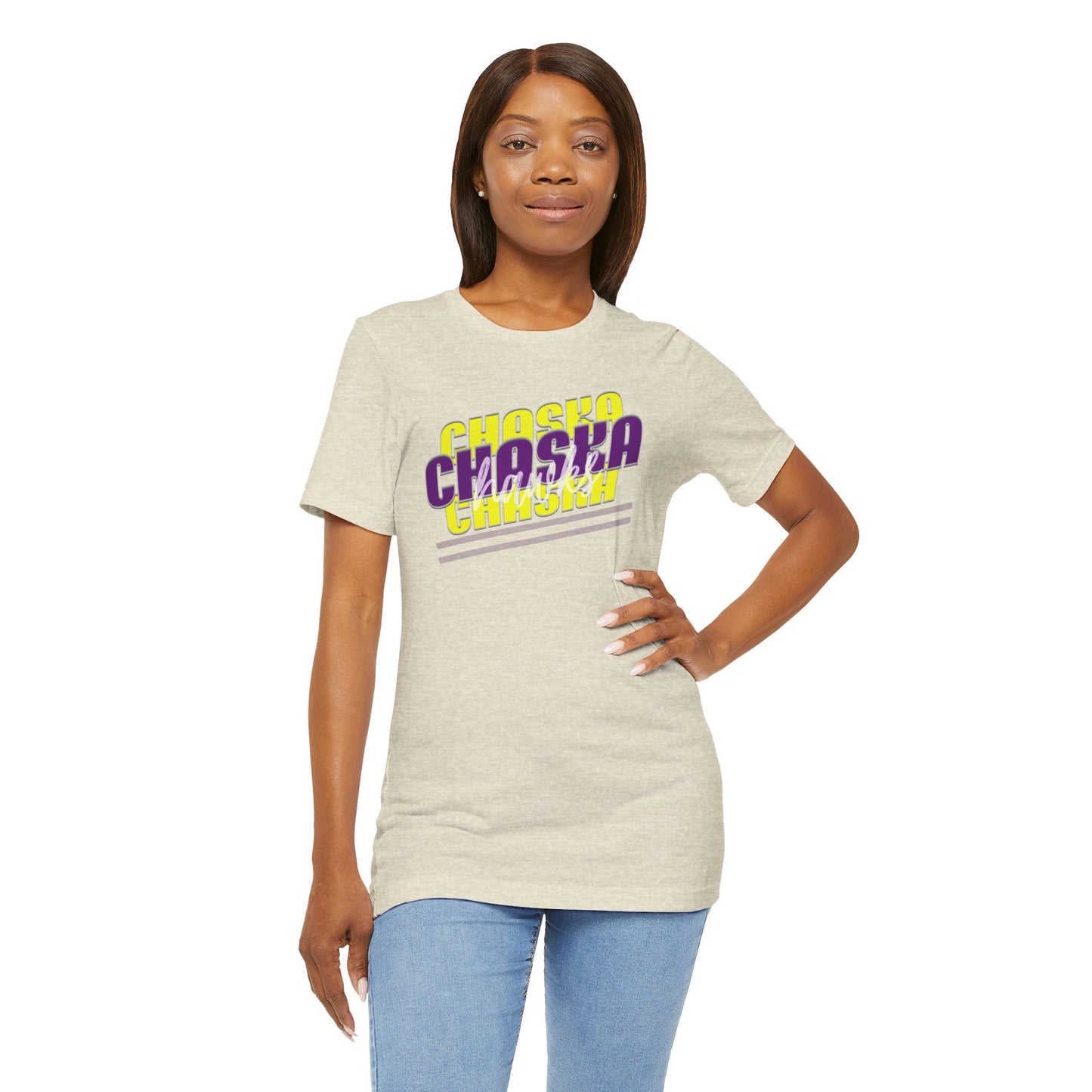 Chaska Hawks Unisex Jersey Short Sleeve Tee - Multiple Colors