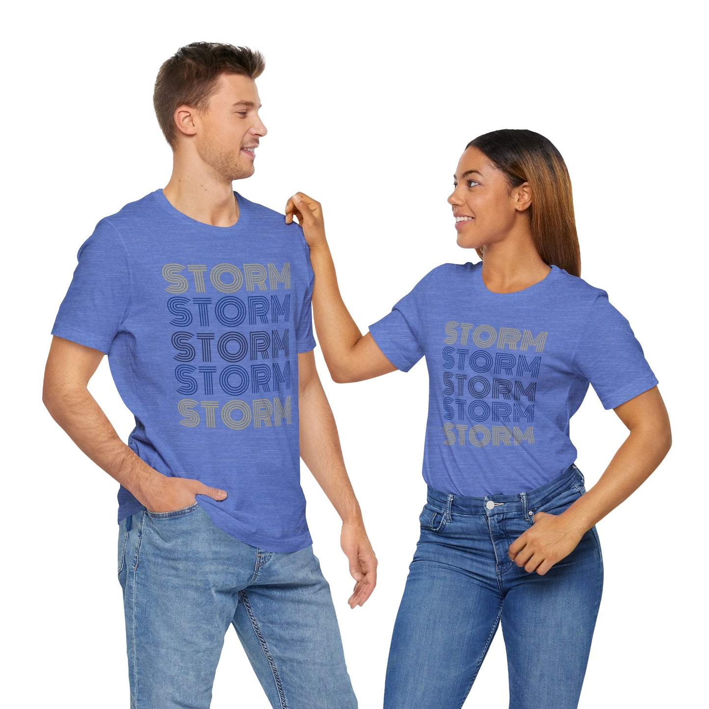 Storm 5x Lines Unisex Jersey Short Sleeve Tee - Multiple Colors