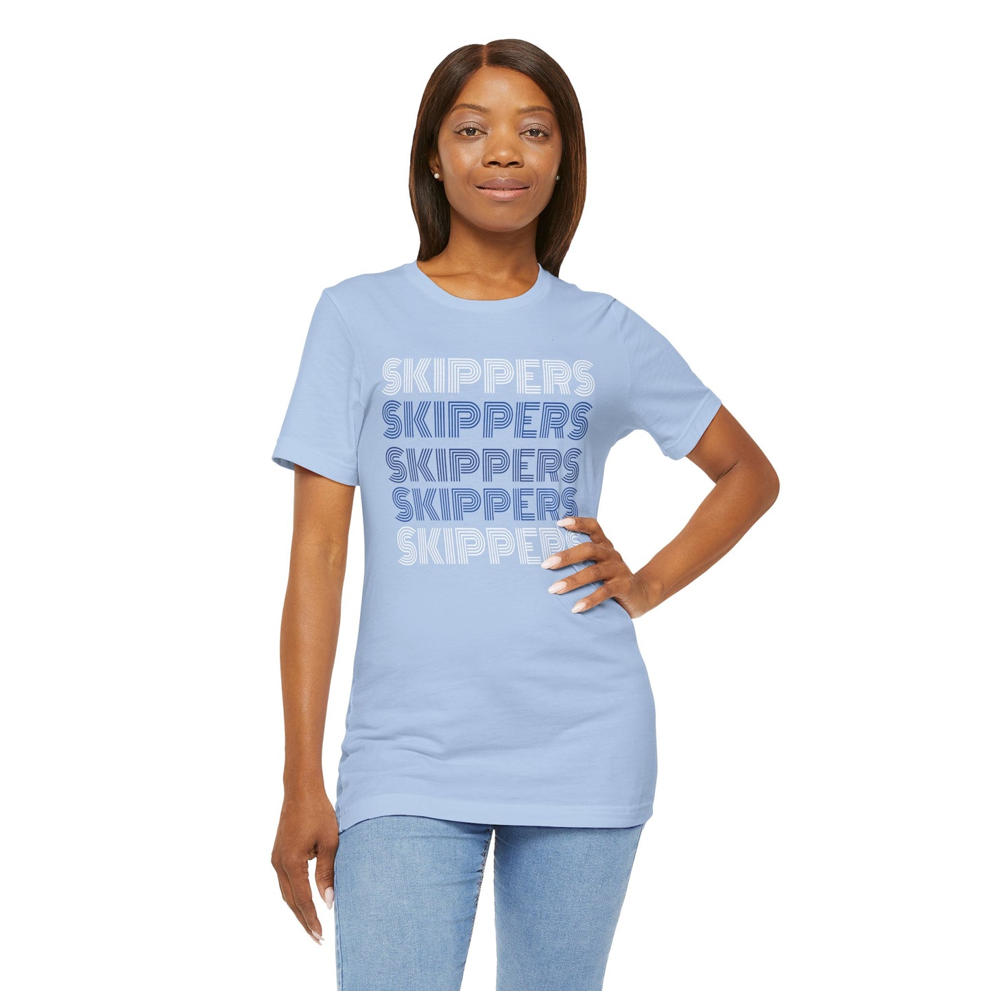 Skippers 5x Line Unisex Jersey Short Sleeve Tee - Multiple Colors