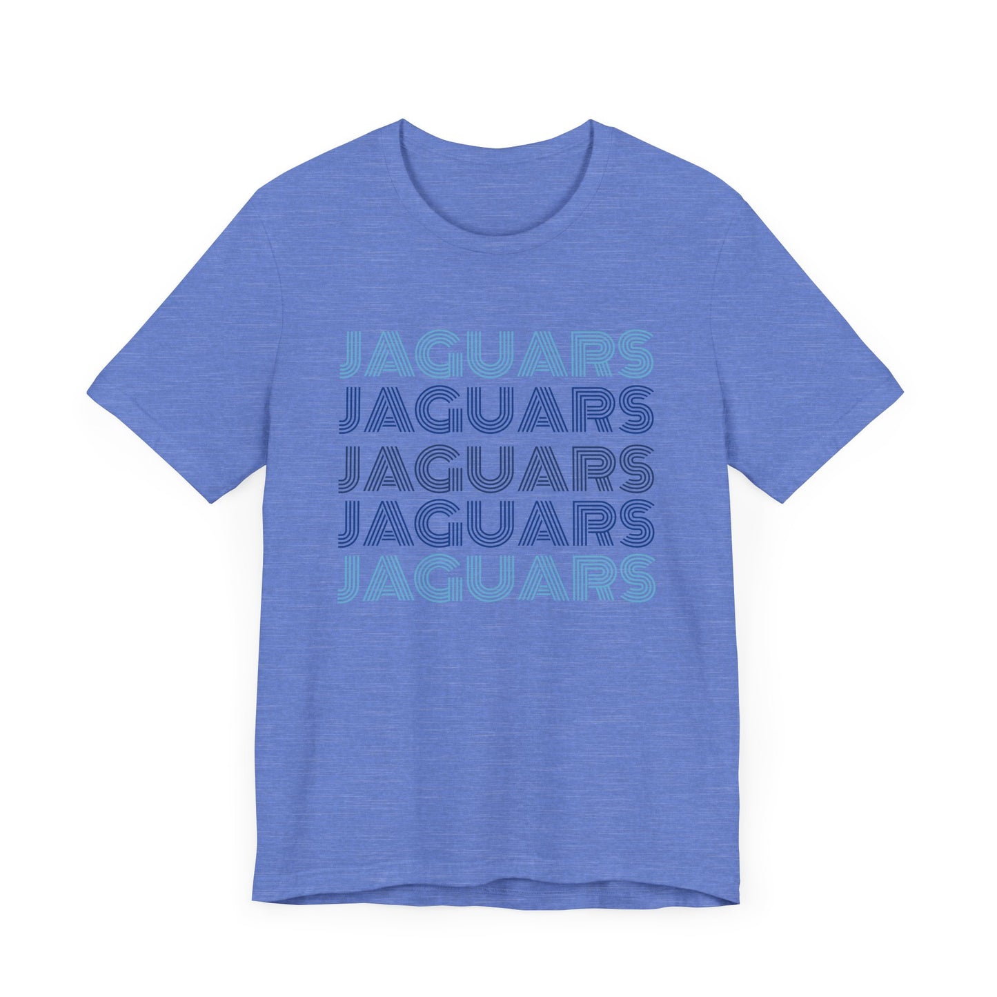 Jaguars 5x Line Unisex Jersey Short Sleeve Tee - Multiple Colors