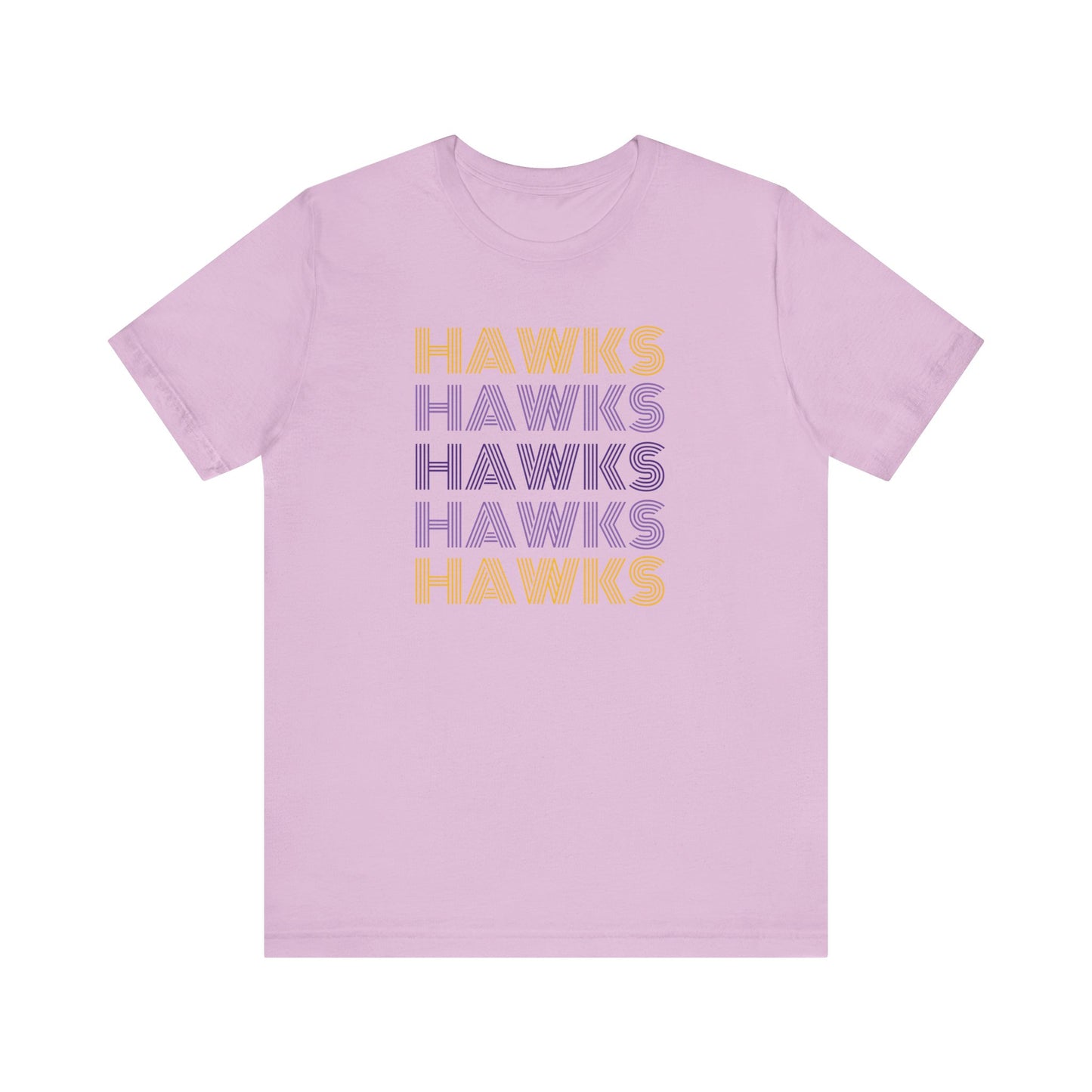 Hawks 5x Lines Unisex Jersey Short Sleeve Tee - Multiple Colors