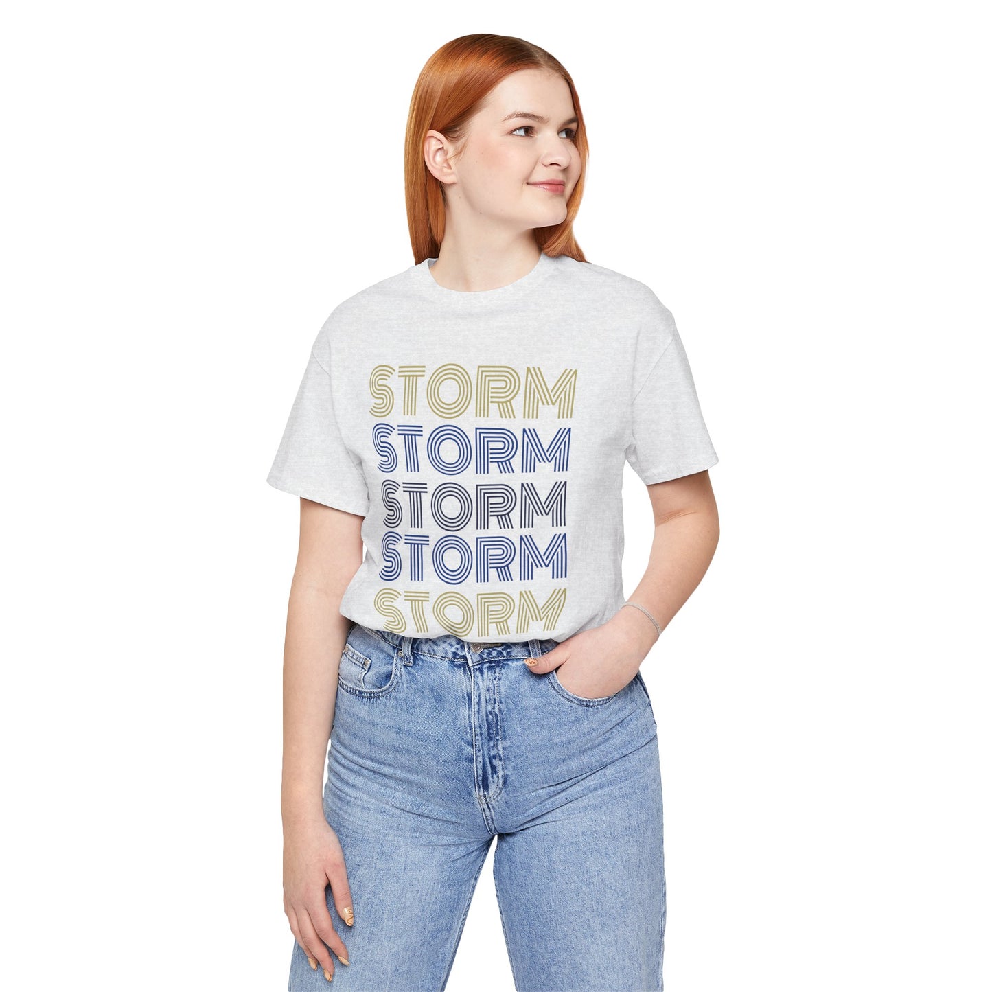 Storm 5x Lines Unisex Jersey Short Sleeve Tee - Multiple Colors