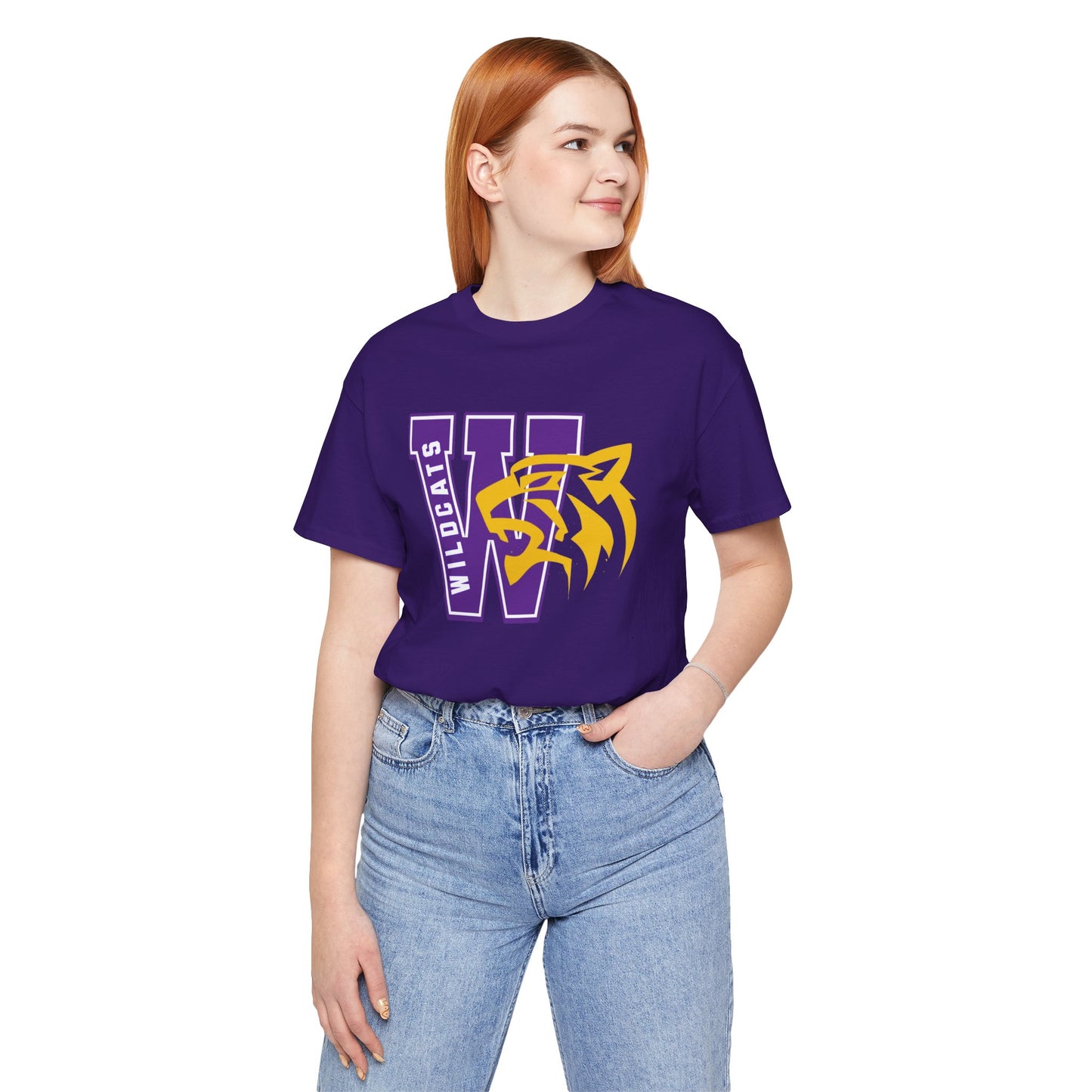 Wildcats Monogram Unisex Jersey Short Sleeve Tee - Multiple Colors