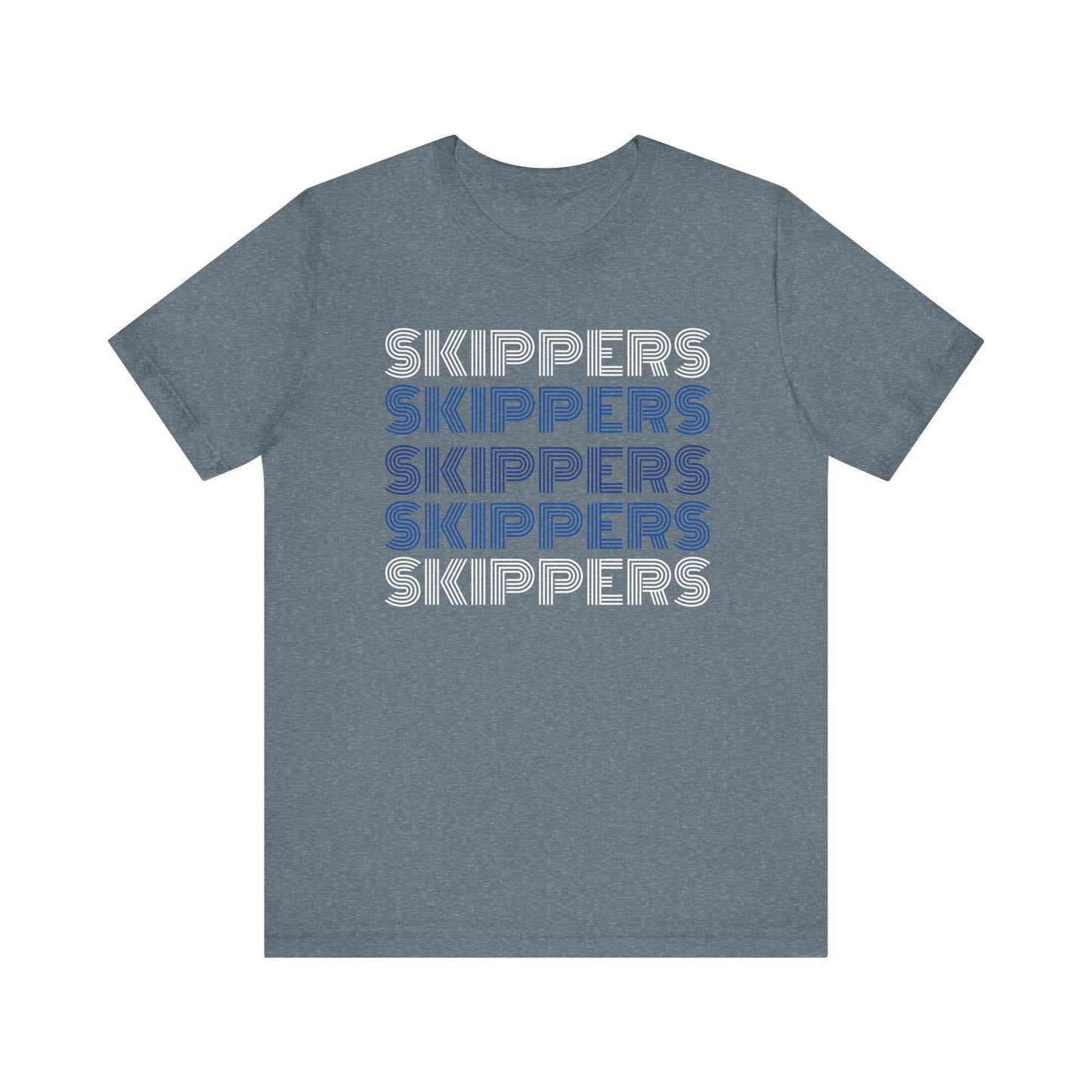 Skippers 5x Line Unisex Jersey Short Sleeve Tee - Multiple Colors