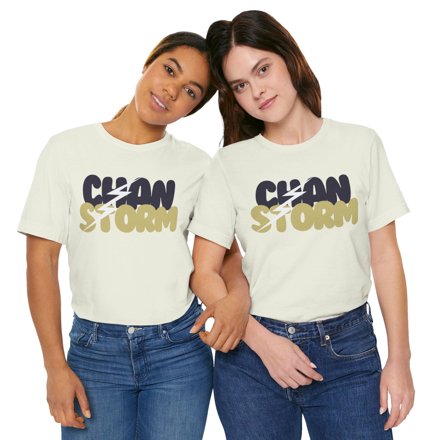 Chan Storm Bubble Letters Unisex Jersey Short Sleeve Tee - Multiple Colors