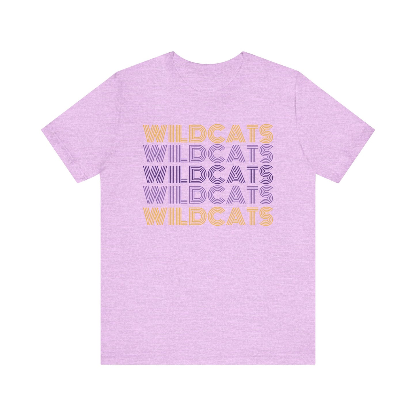 Wildcats 5x Lines Unisex Jersey Short Sleeve Tee - Multiple Colors