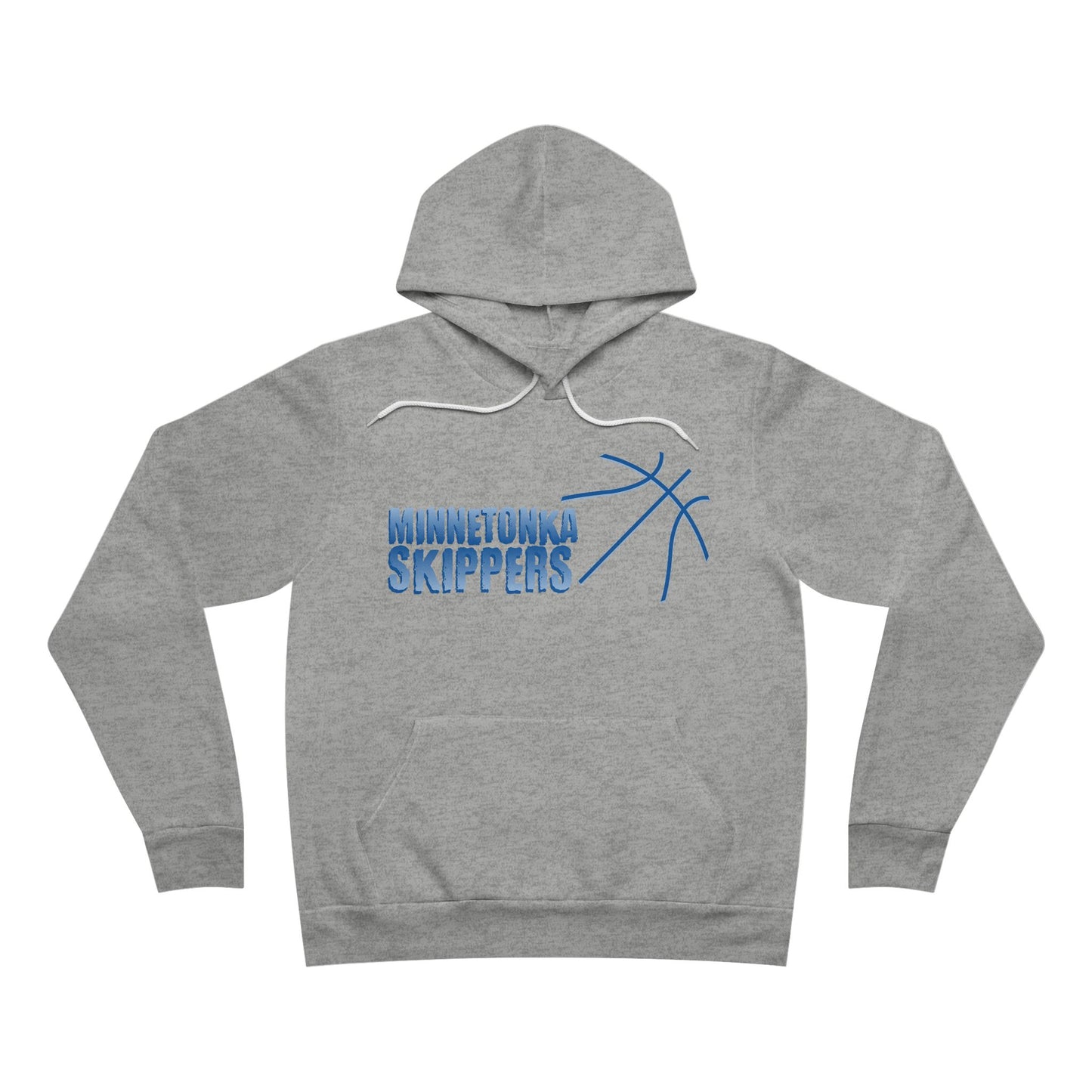 Minnetonka Basketball Outline Unisex Sponge Fleece Pullover Hoodie