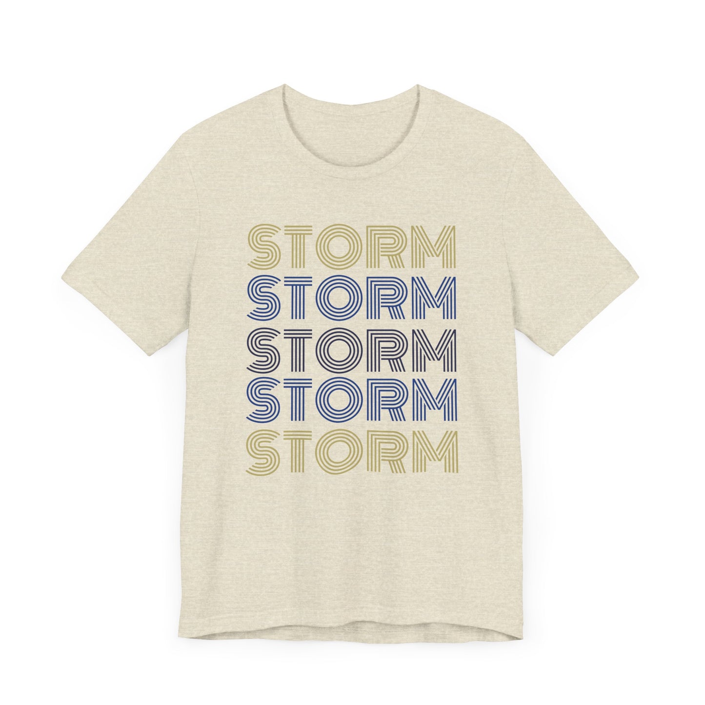 Storm 5x Lines Unisex Jersey Short Sleeve Tee - Multiple Colors