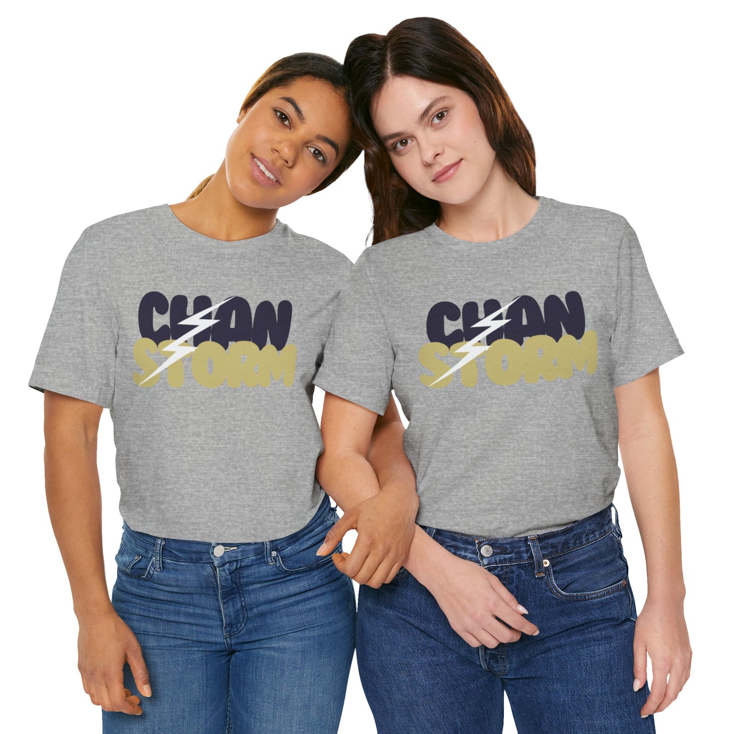 Chan Storm Bubble Letters Unisex Jersey Short Sleeve Tee - Multiple Colors