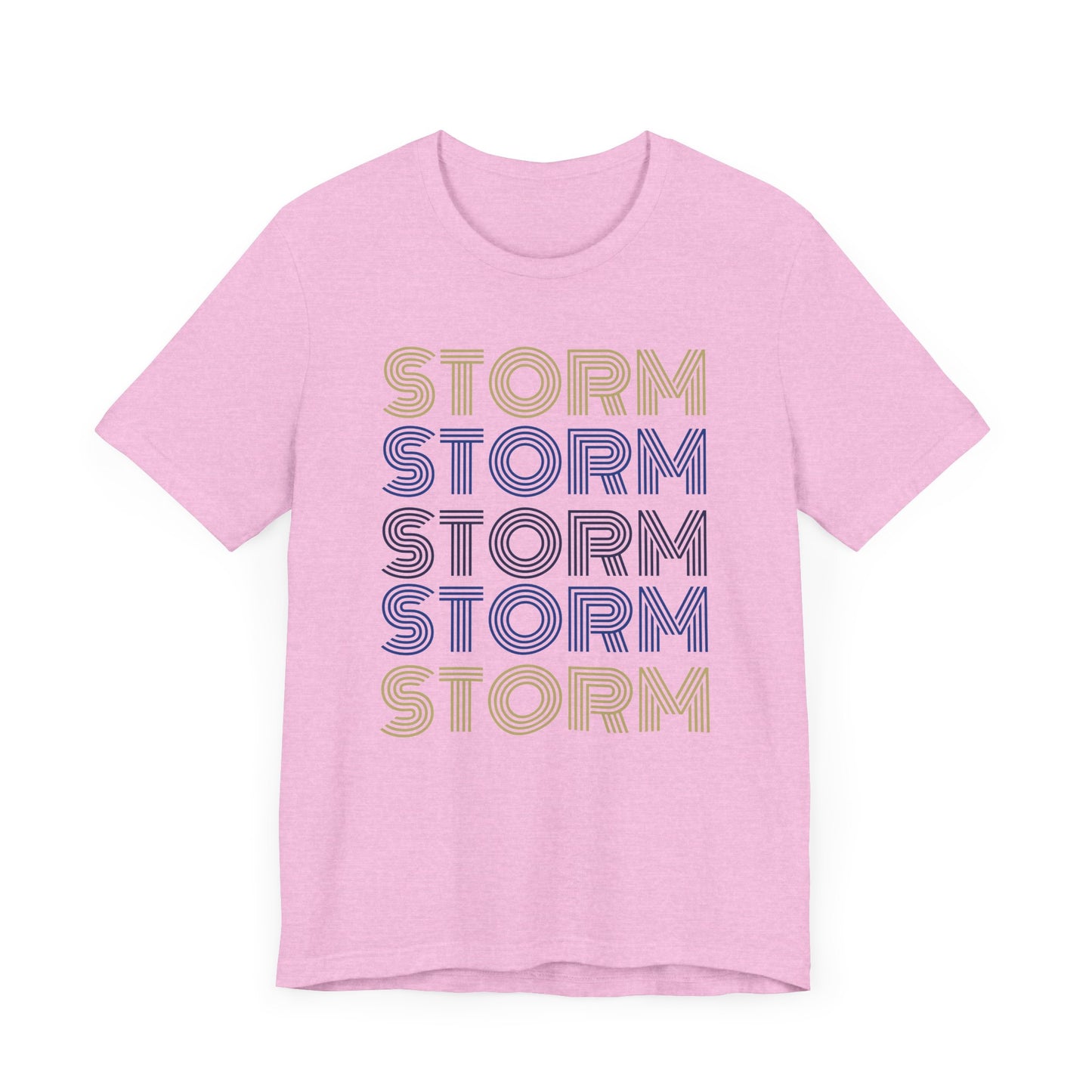 Storm 5x Lines Unisex Jersey Short Sleeve Tee - Multiple Colors