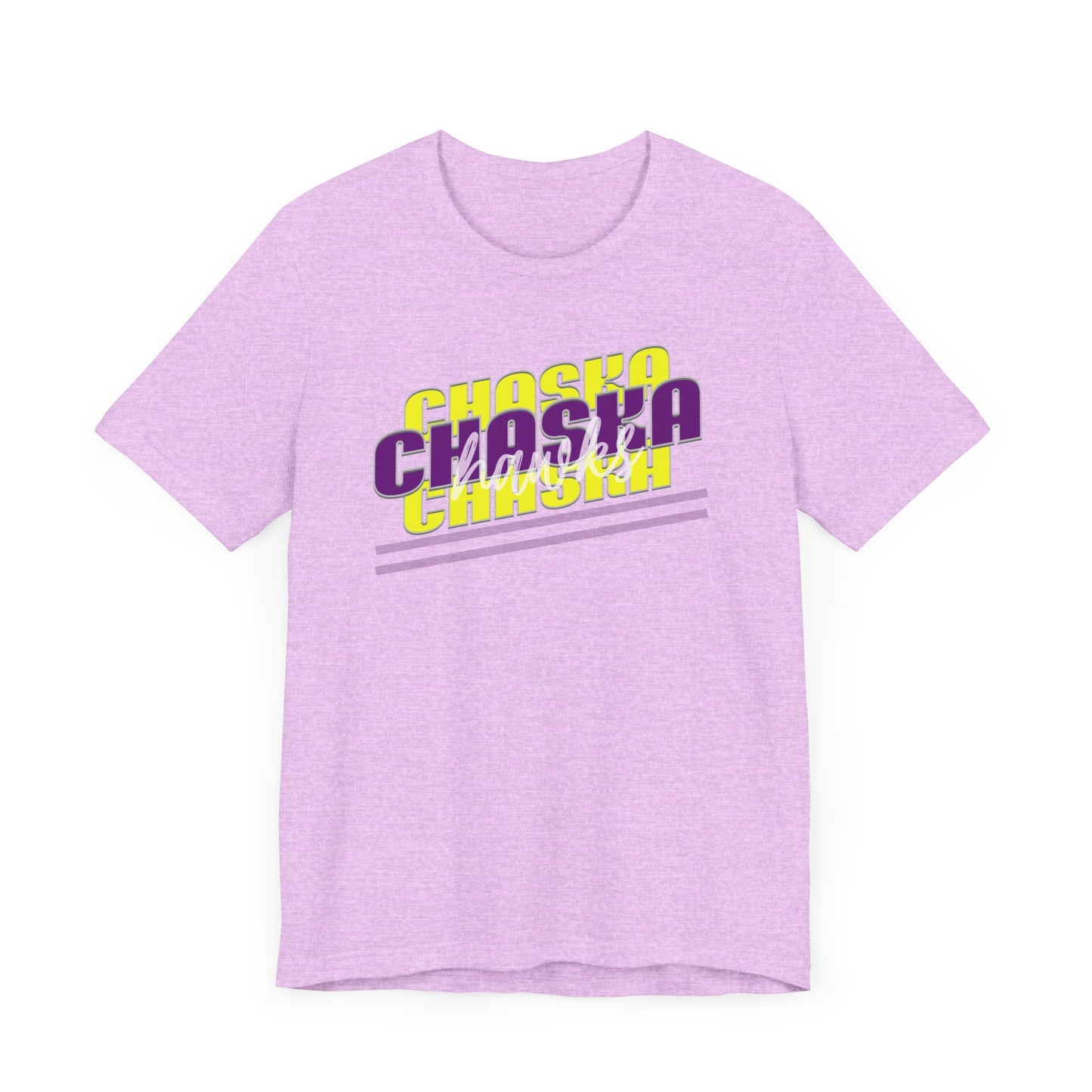 Chaska Hawks Unisex Jersey Short Sleeve Tee - Multiple Colors